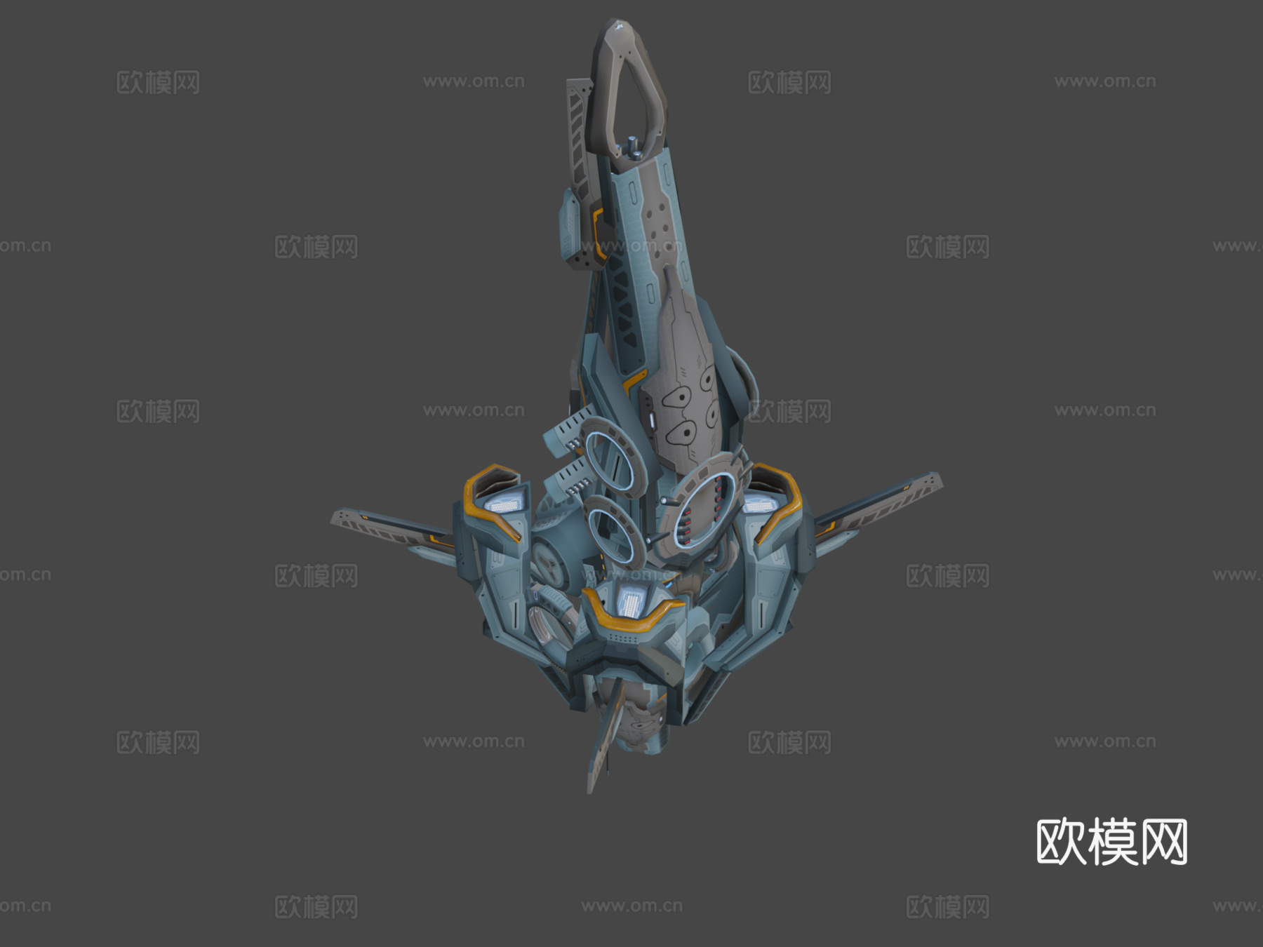 无人机V8赛博科技su模型