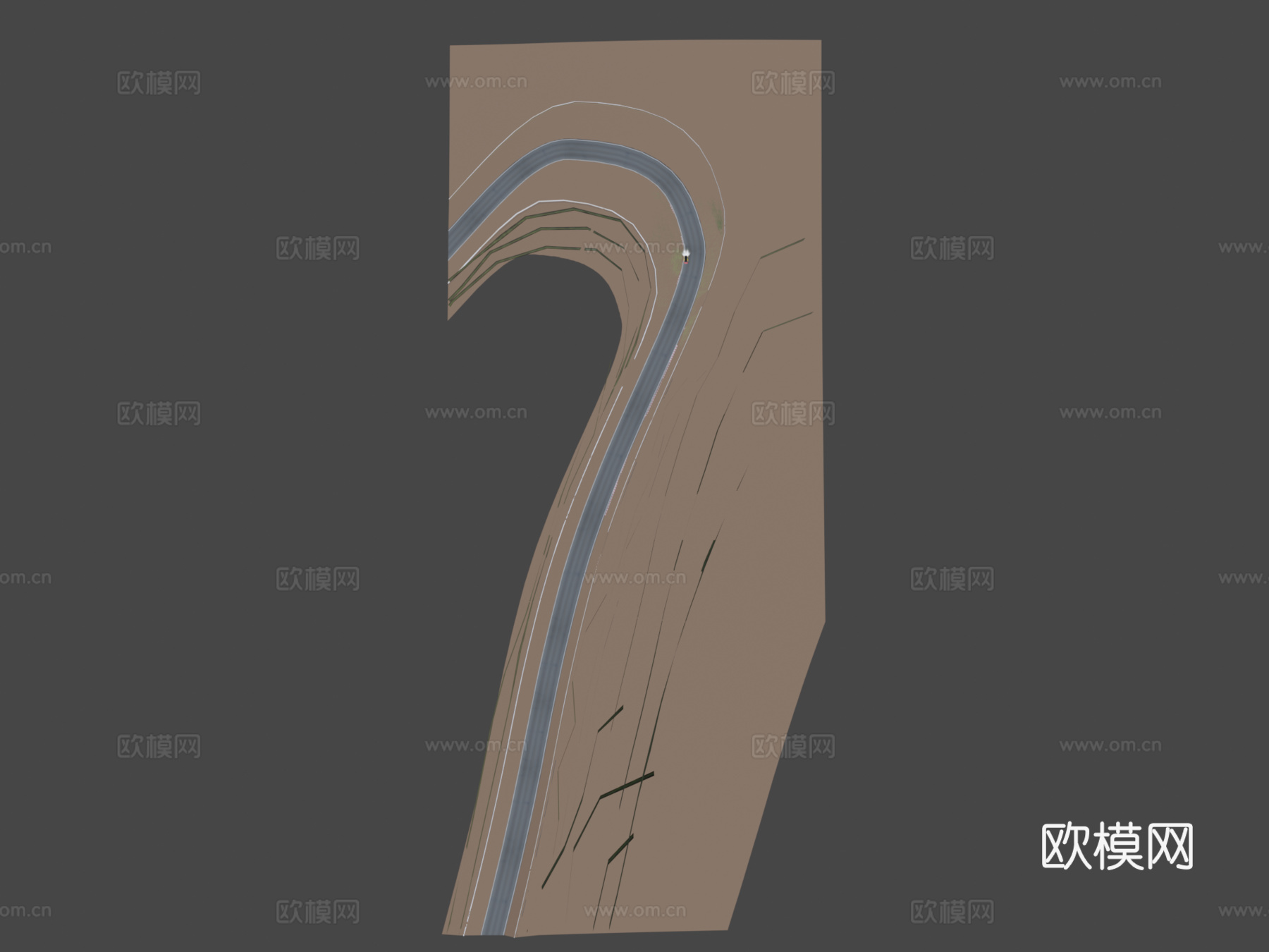 日产尼桑GT3赛道奔跑版su模型