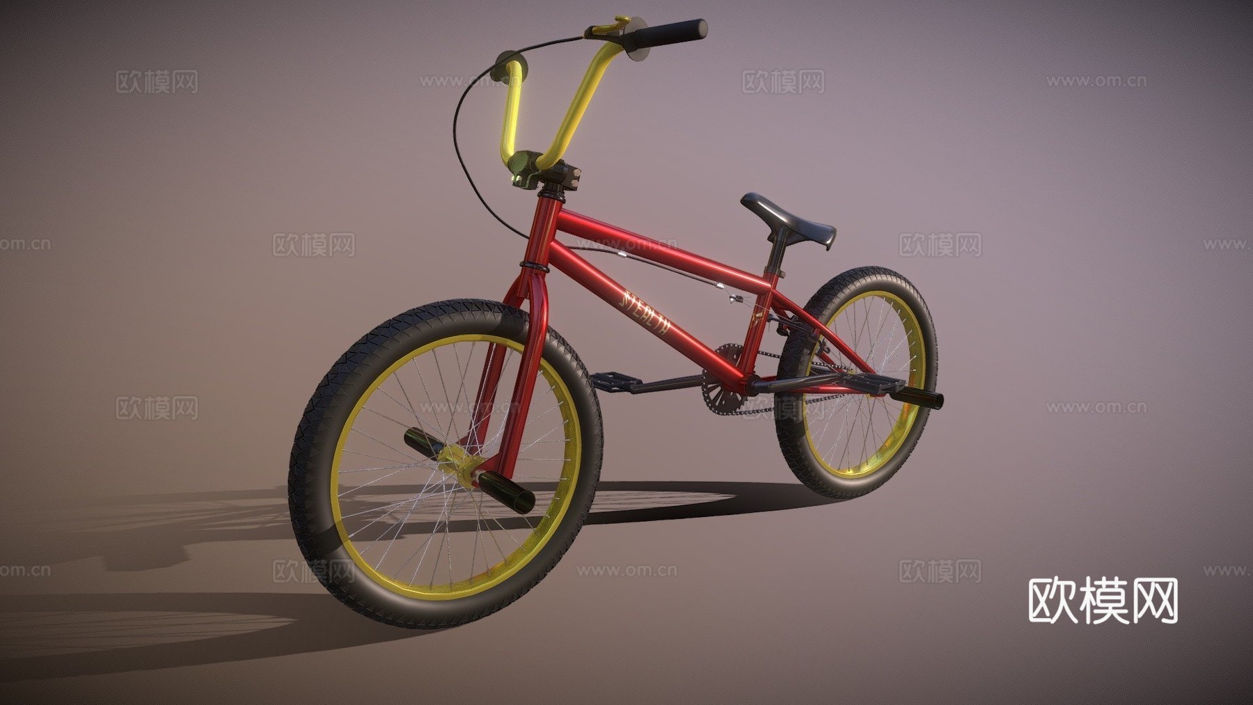 BMX小轮车su模型