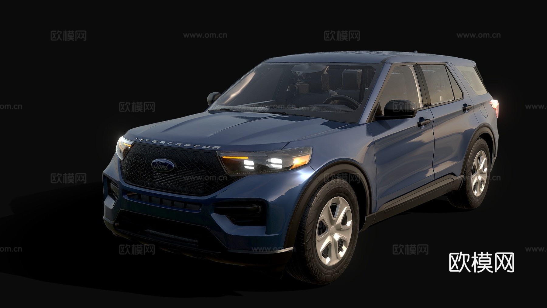 无标识福特探险者su模型