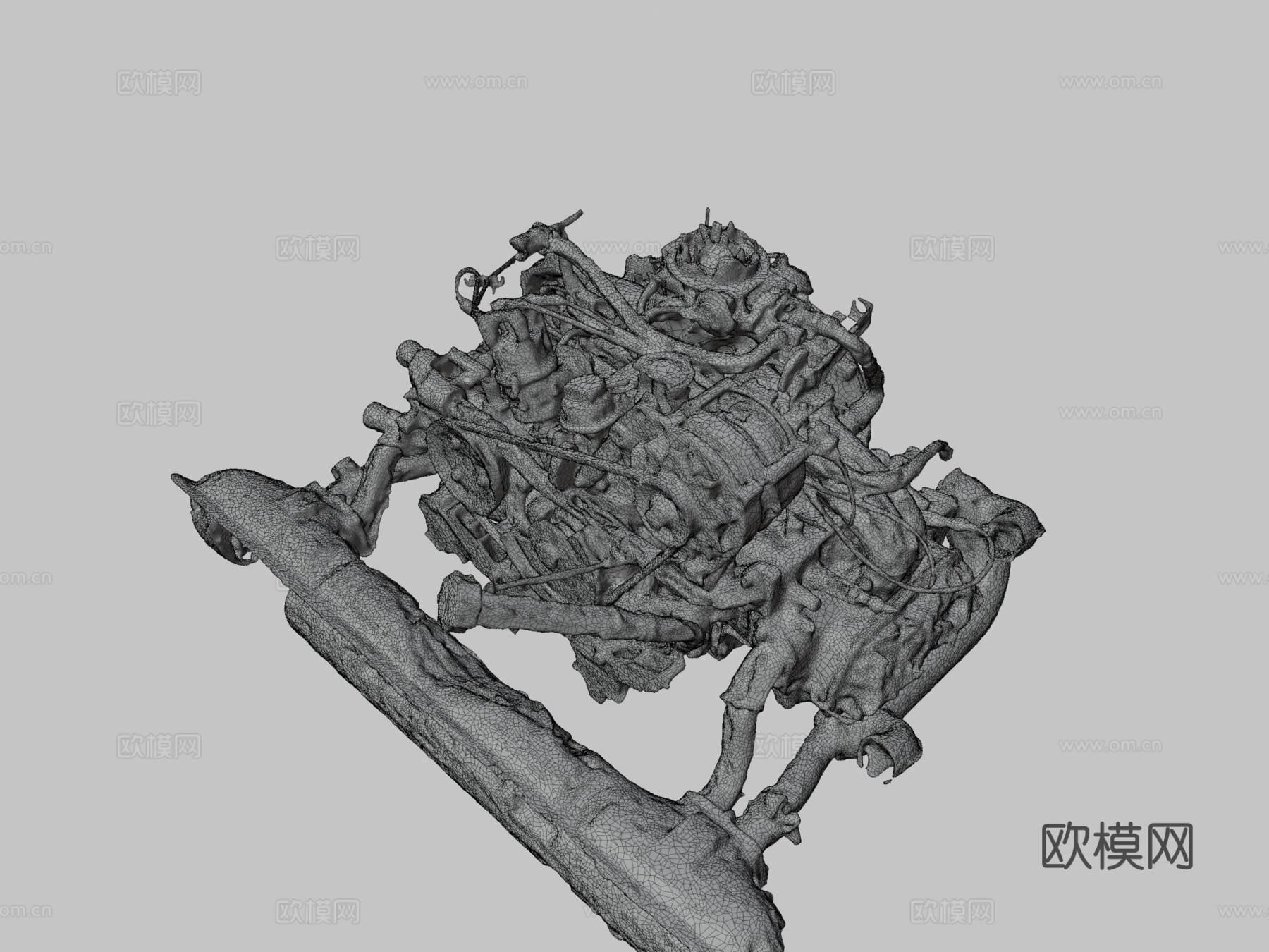 汽车引擎 - 01su模型
