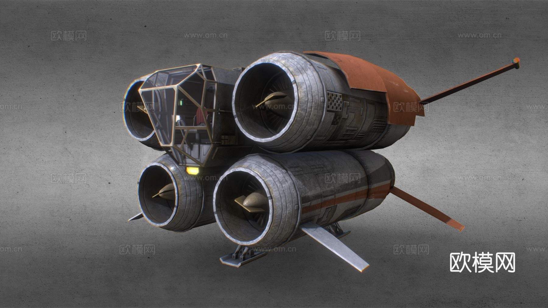 星球大战 - 四联跳跃者su模型