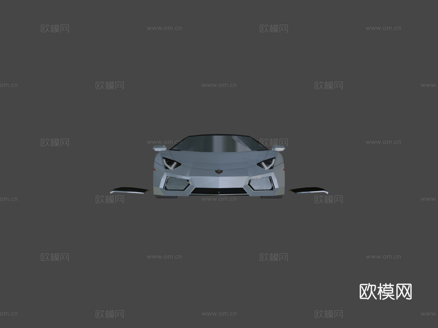 款兰博基尼埃文塔多lp700-4敞篷版su模型