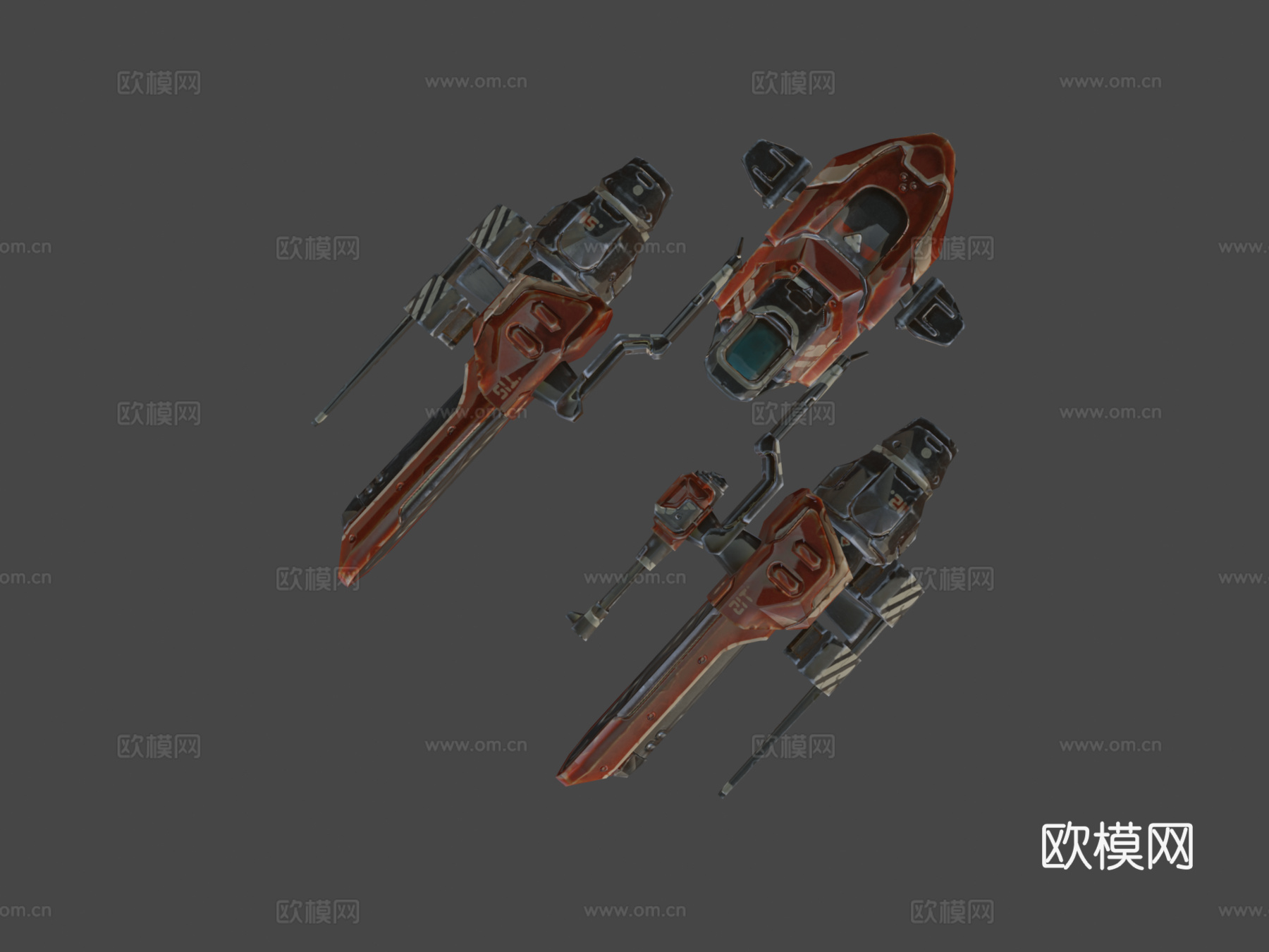 太空船建造器su模型