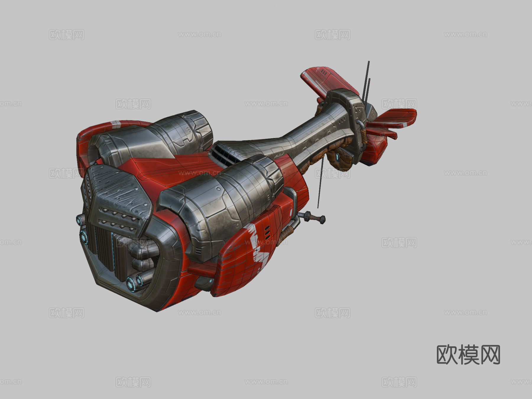 悬浮自行车su模型