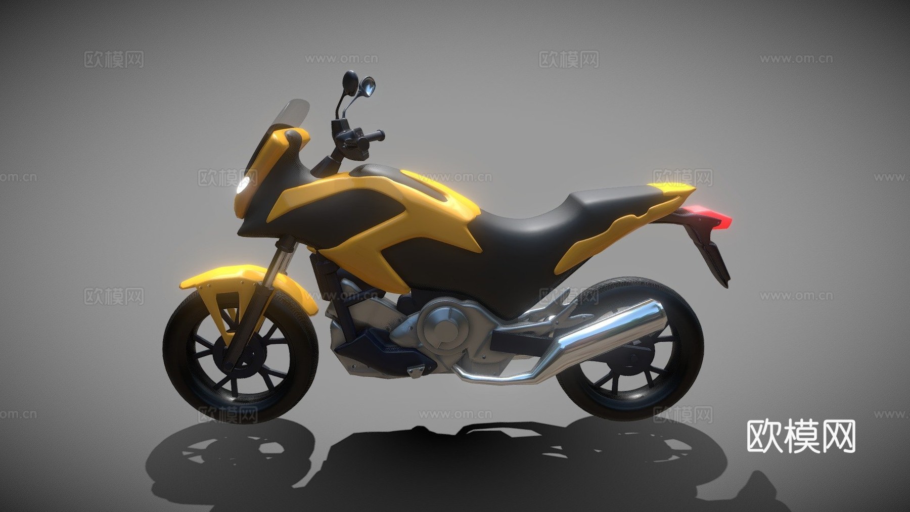 摩托车su模型