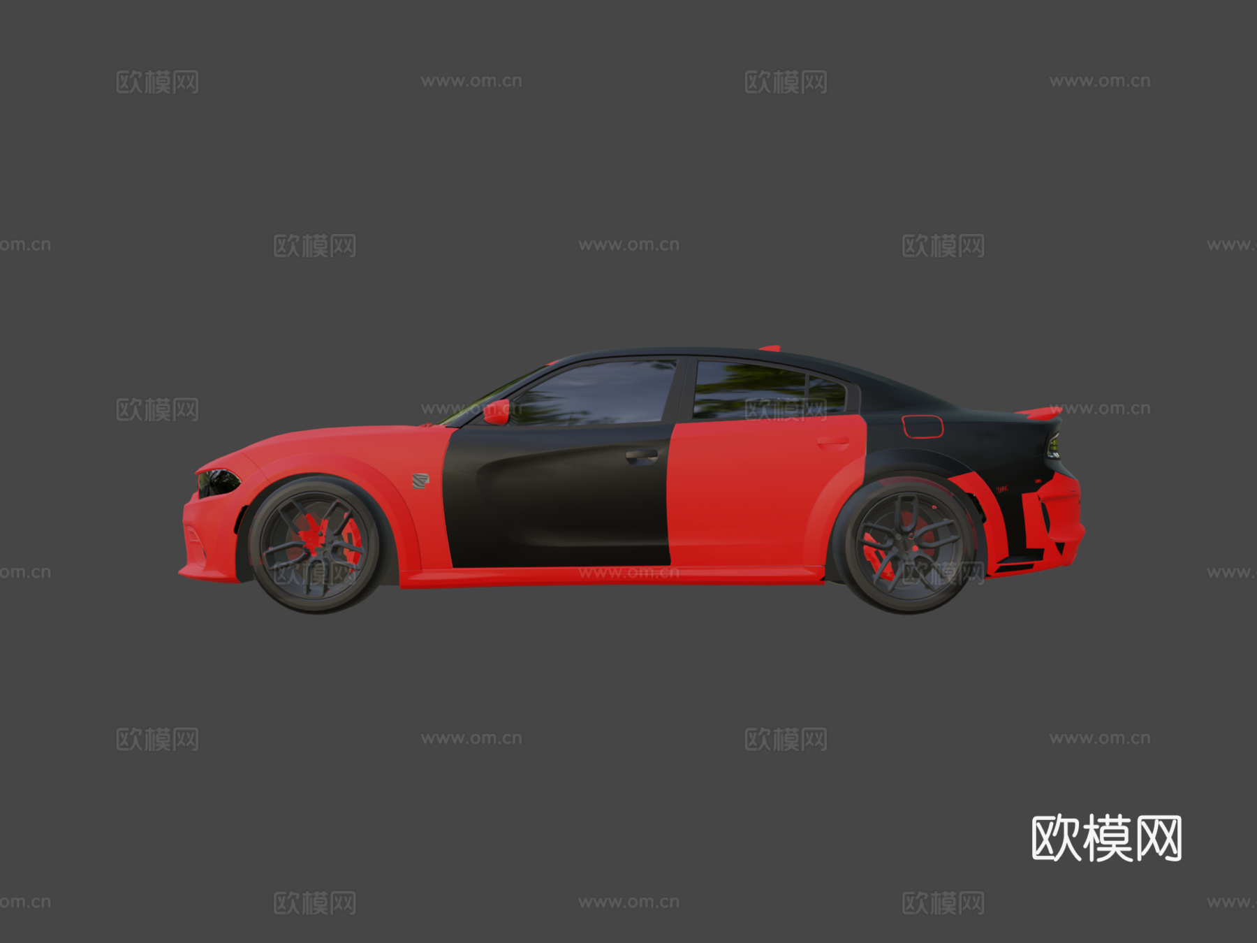 款道奇挑战者SRT地狱猫su模型