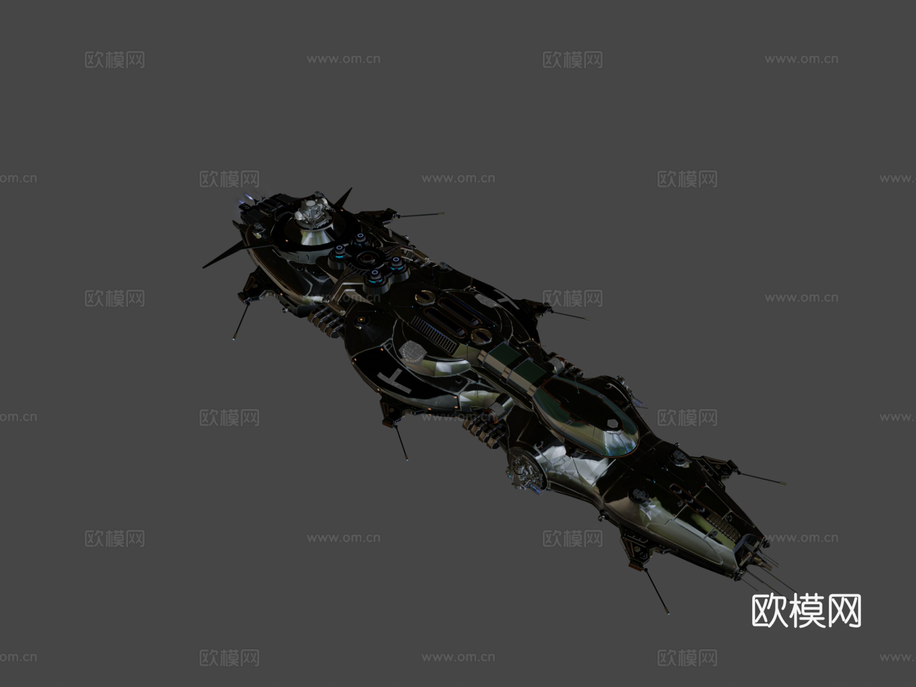 联邦驱逐舰‘安塔瑞斯’su模型