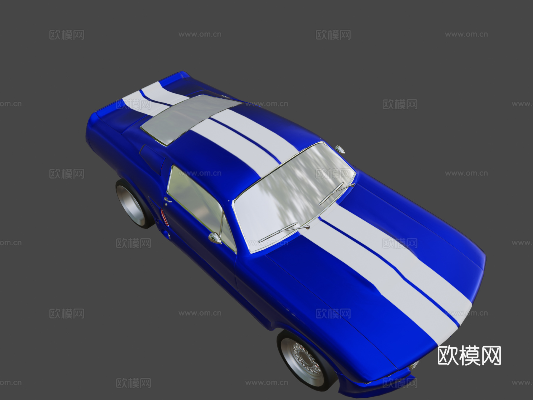 '67款野马su模型