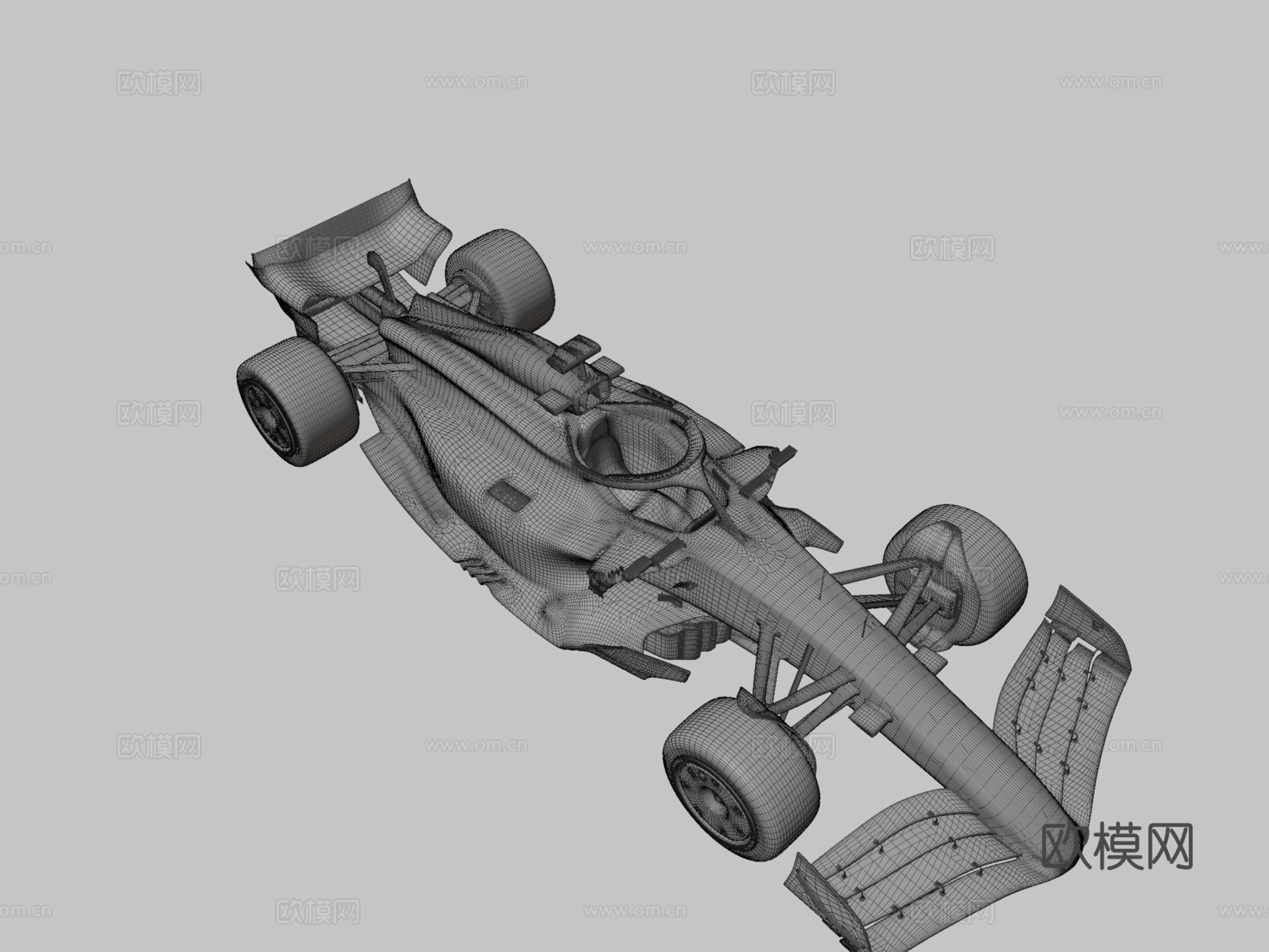 梅赛德斯AMG佩特罗纳斯W14 2023款su模型