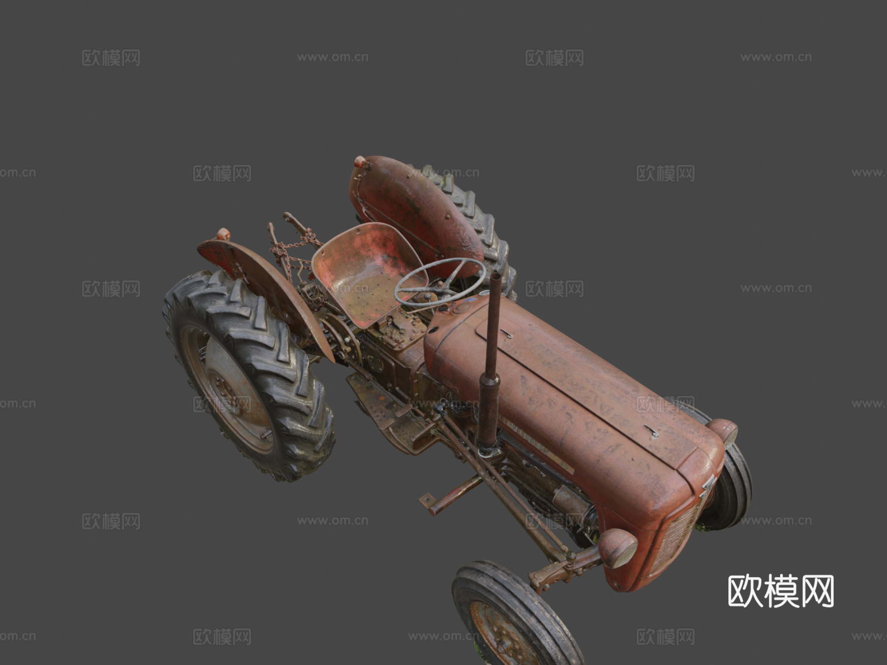 拖拉机Massey Ferguson 35型su模型