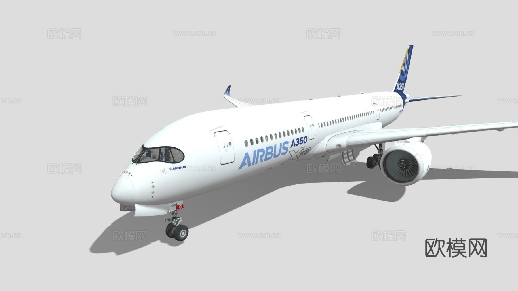 空客A350 900su模型