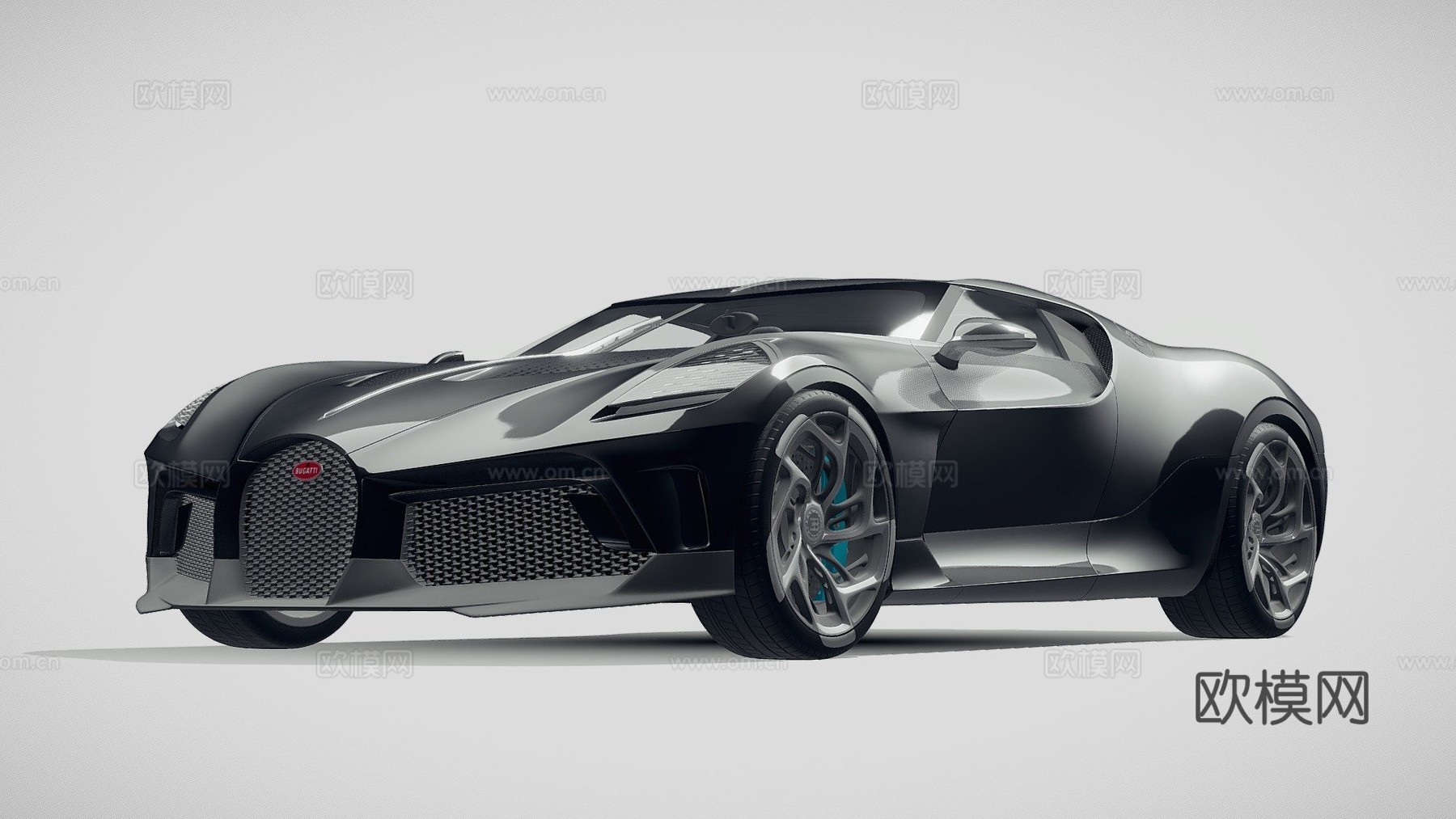 布加迪 La Voiture Noire 2019su模型