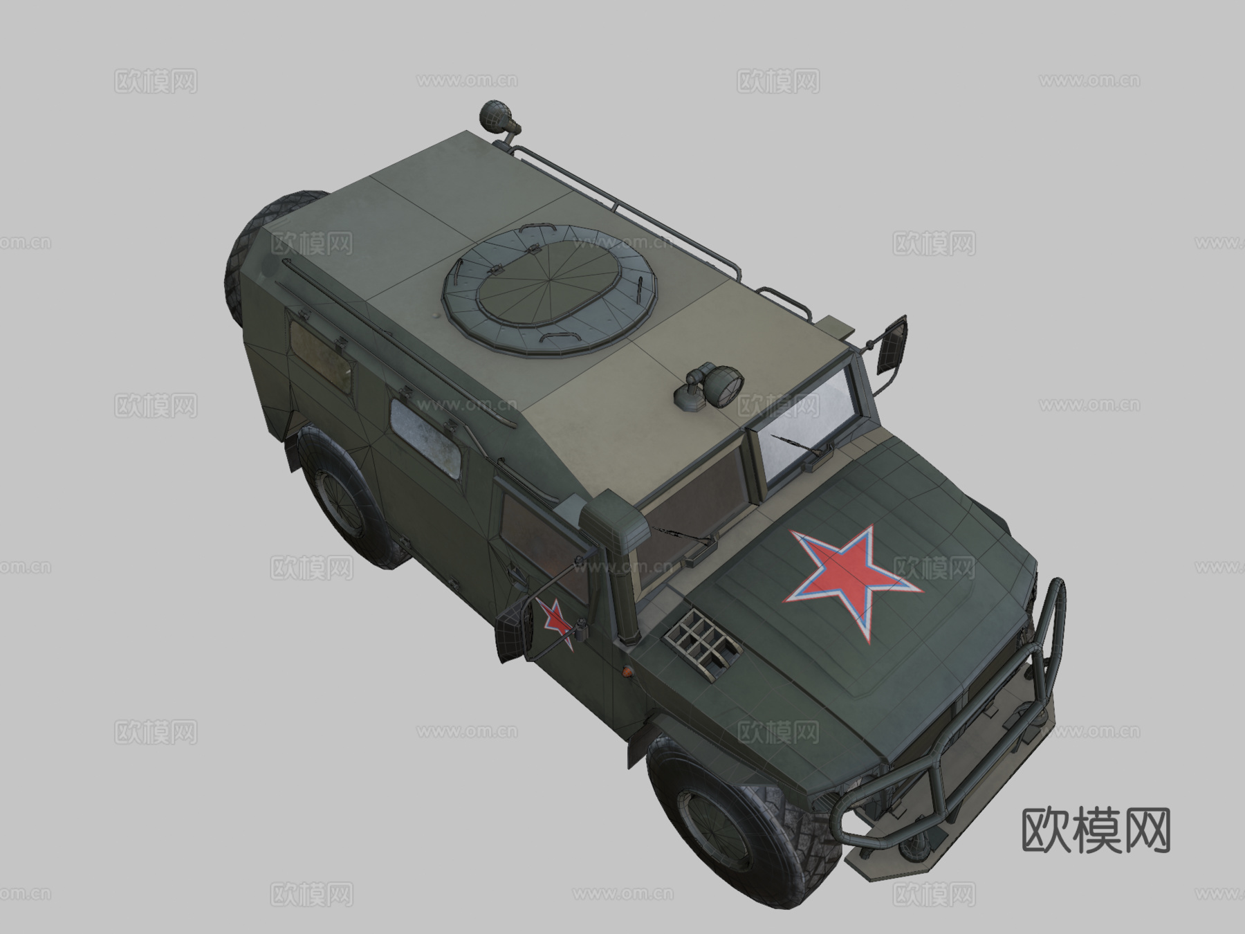 嘎斯-2975虎式su模型