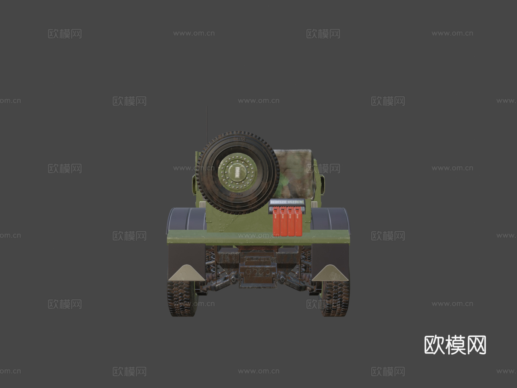 奥什科什M全地形车=美洲狮=su模型