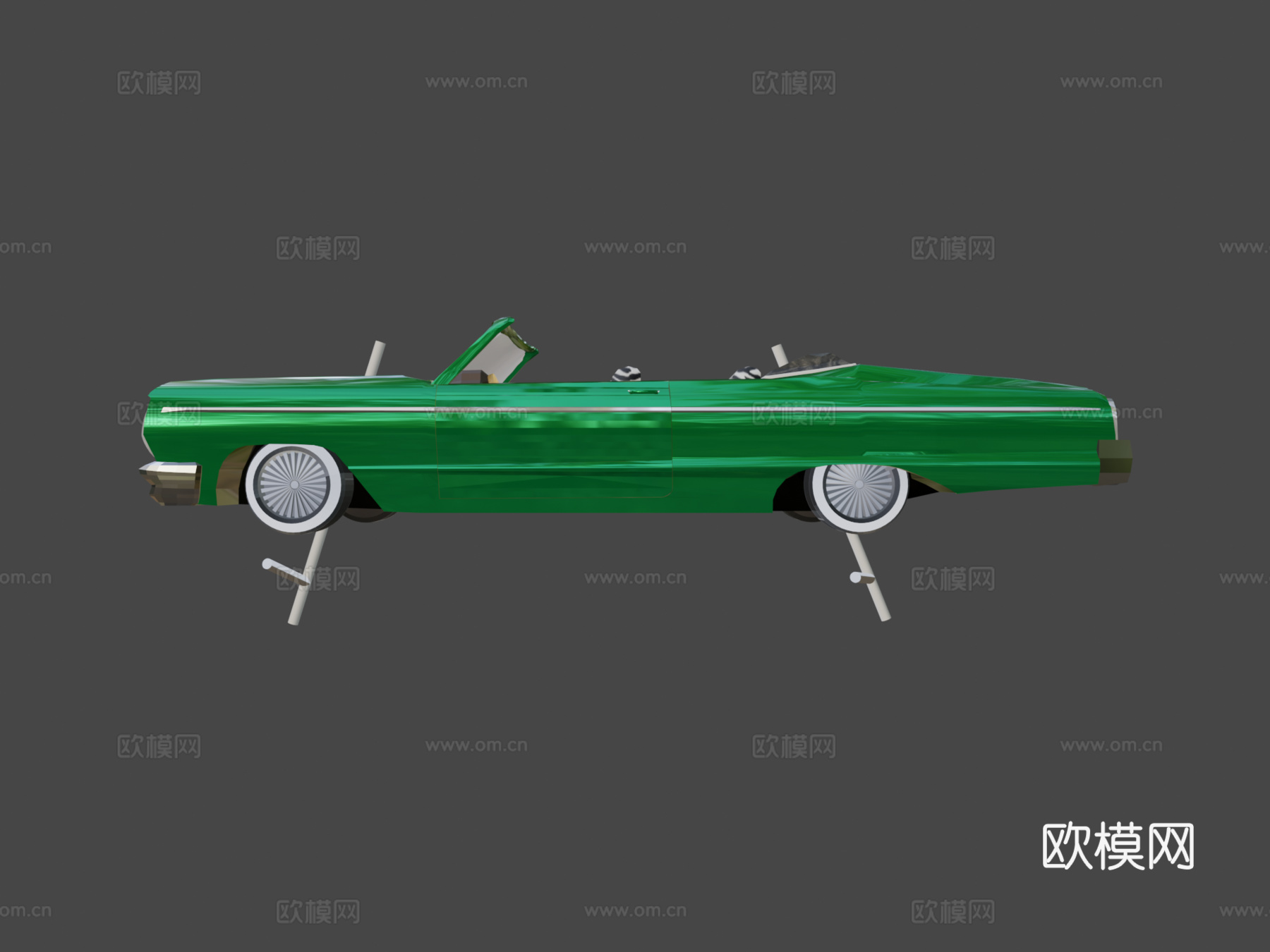 年英帕拉低底盘车su模型