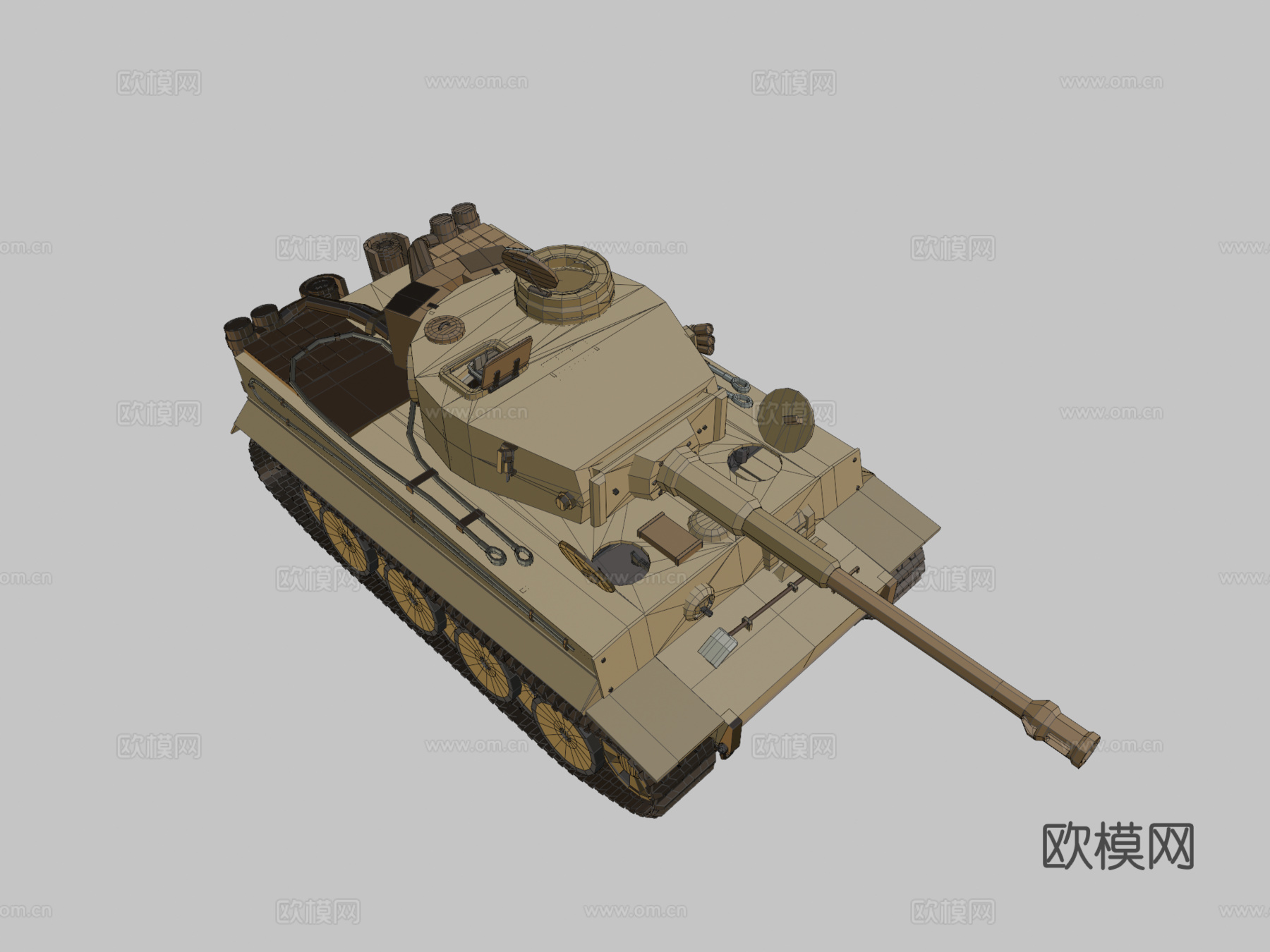 Pz6虎式1型坦克-内部su模型