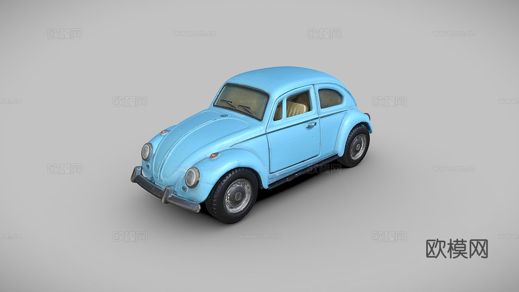 大众甲壳虫'67玩具车su模型