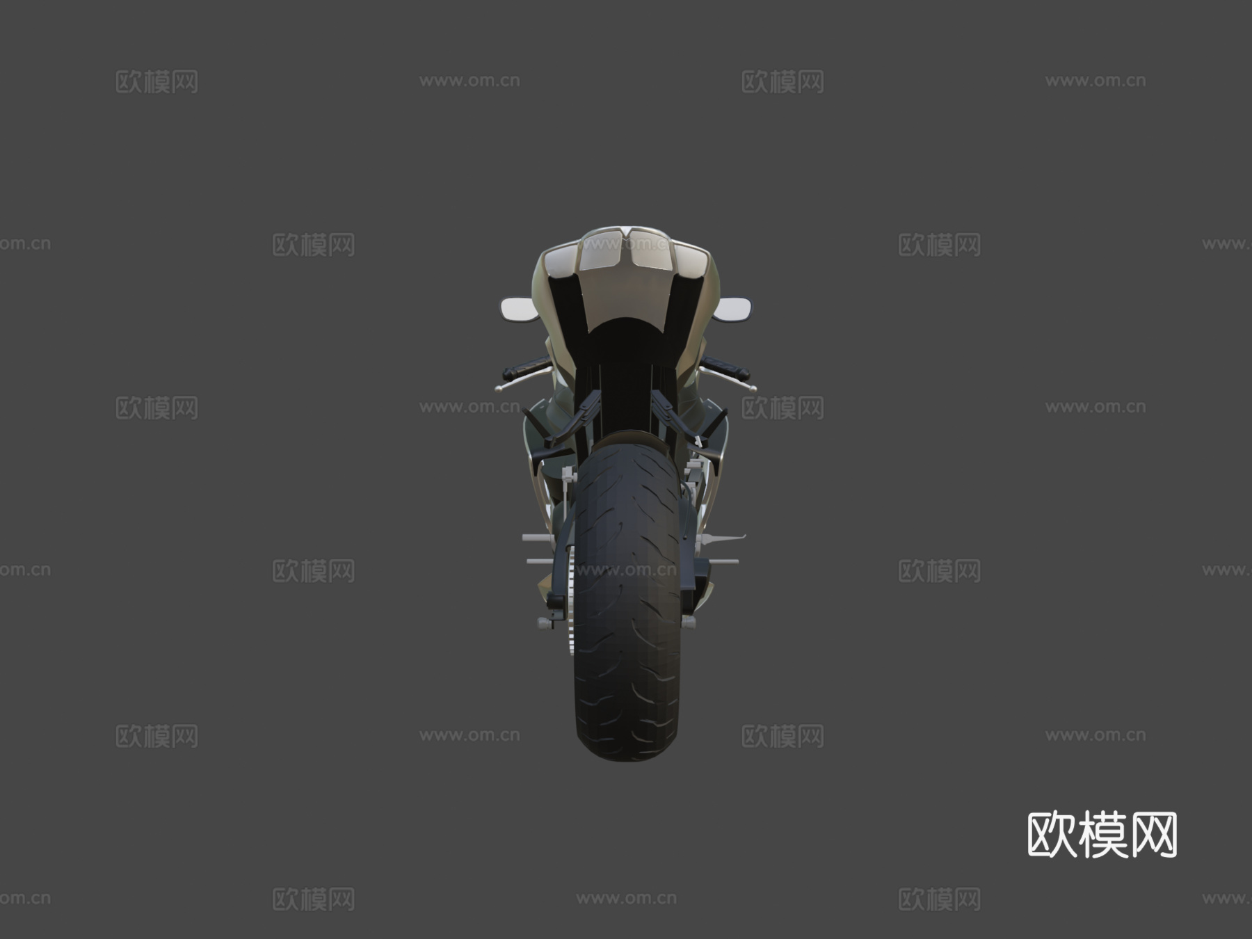 铃木GSX 750摩托车3D模型su模型