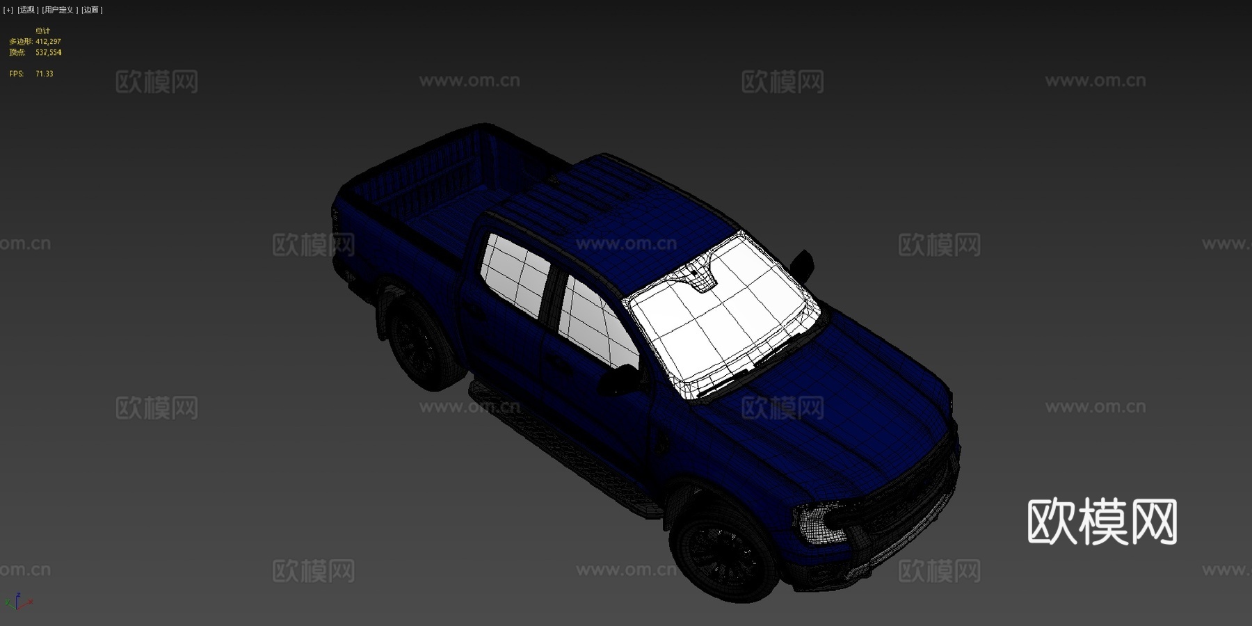 福特游骑兵下一代2023运动版su模型