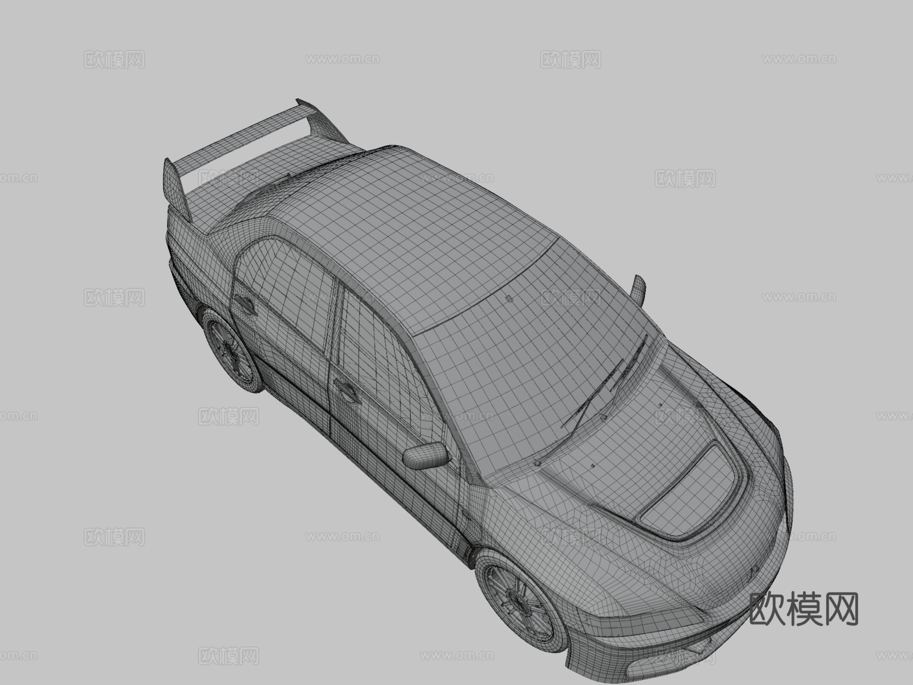 三菱蓝瑟翼豪陆神IXsu模型