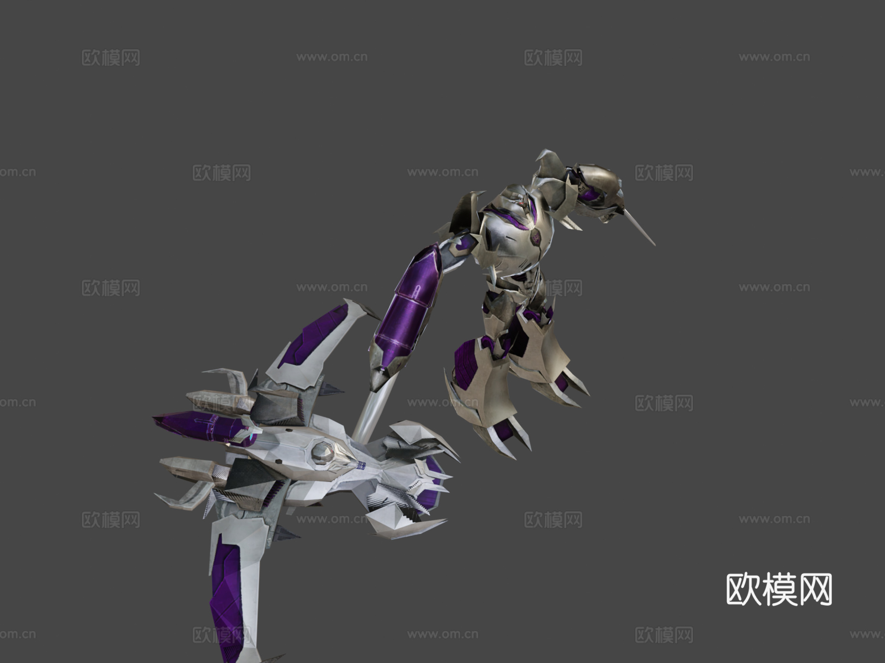 威震天 - 变形金刚领袖之证su模型