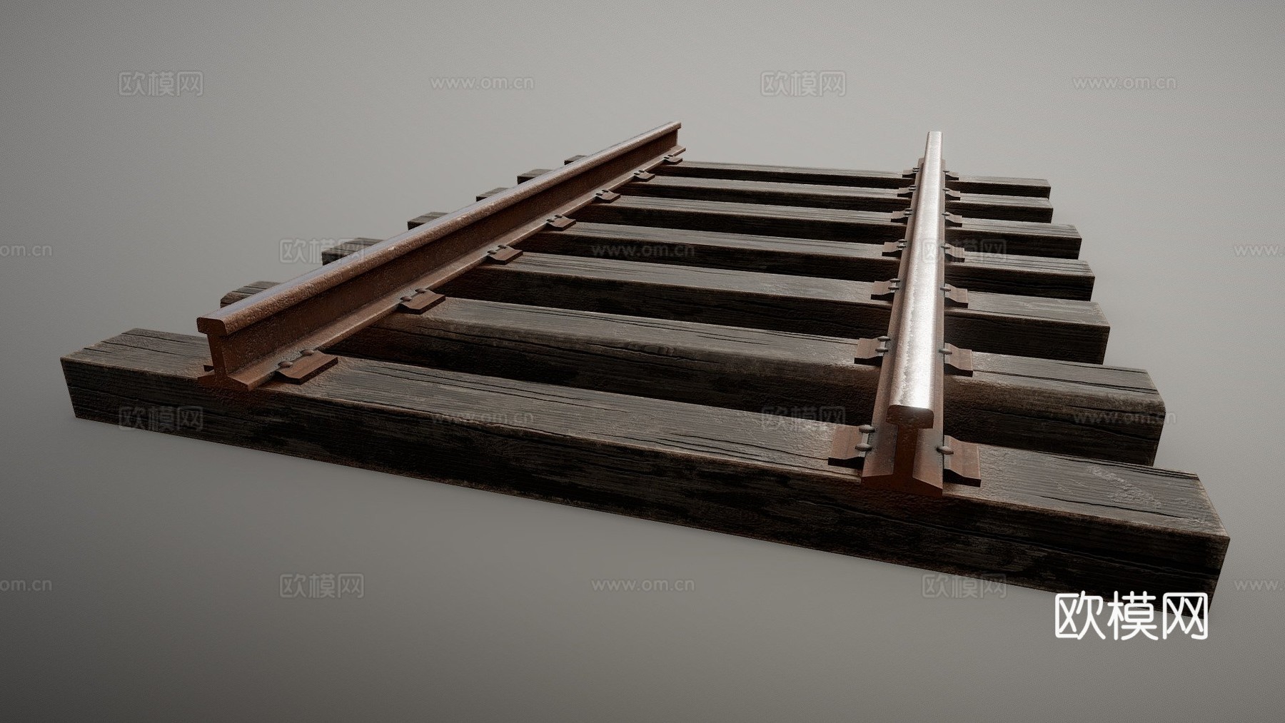 模块化铁路区段第一部分[衍生品]su模型su模型