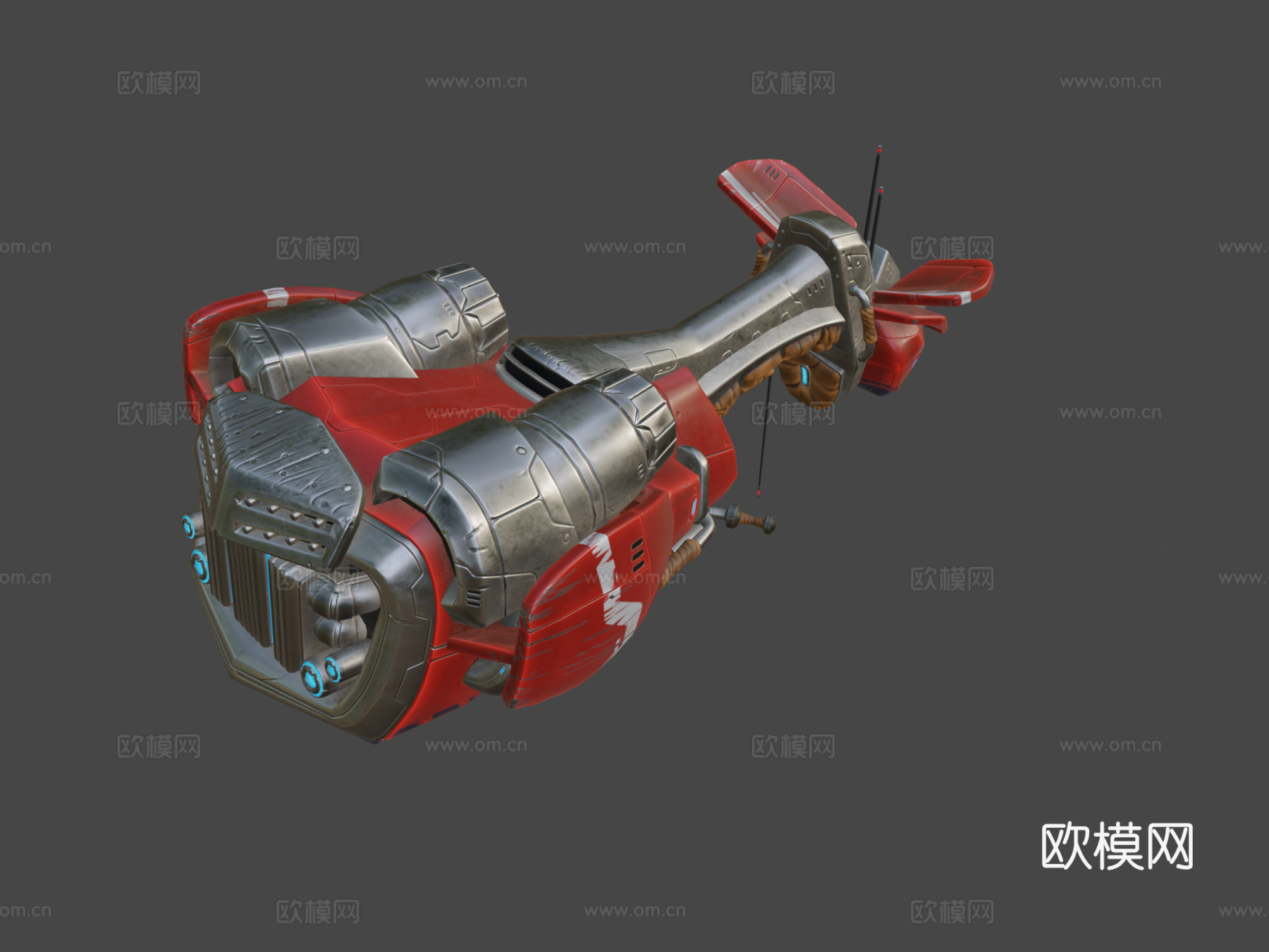 悬浮自行车su模型