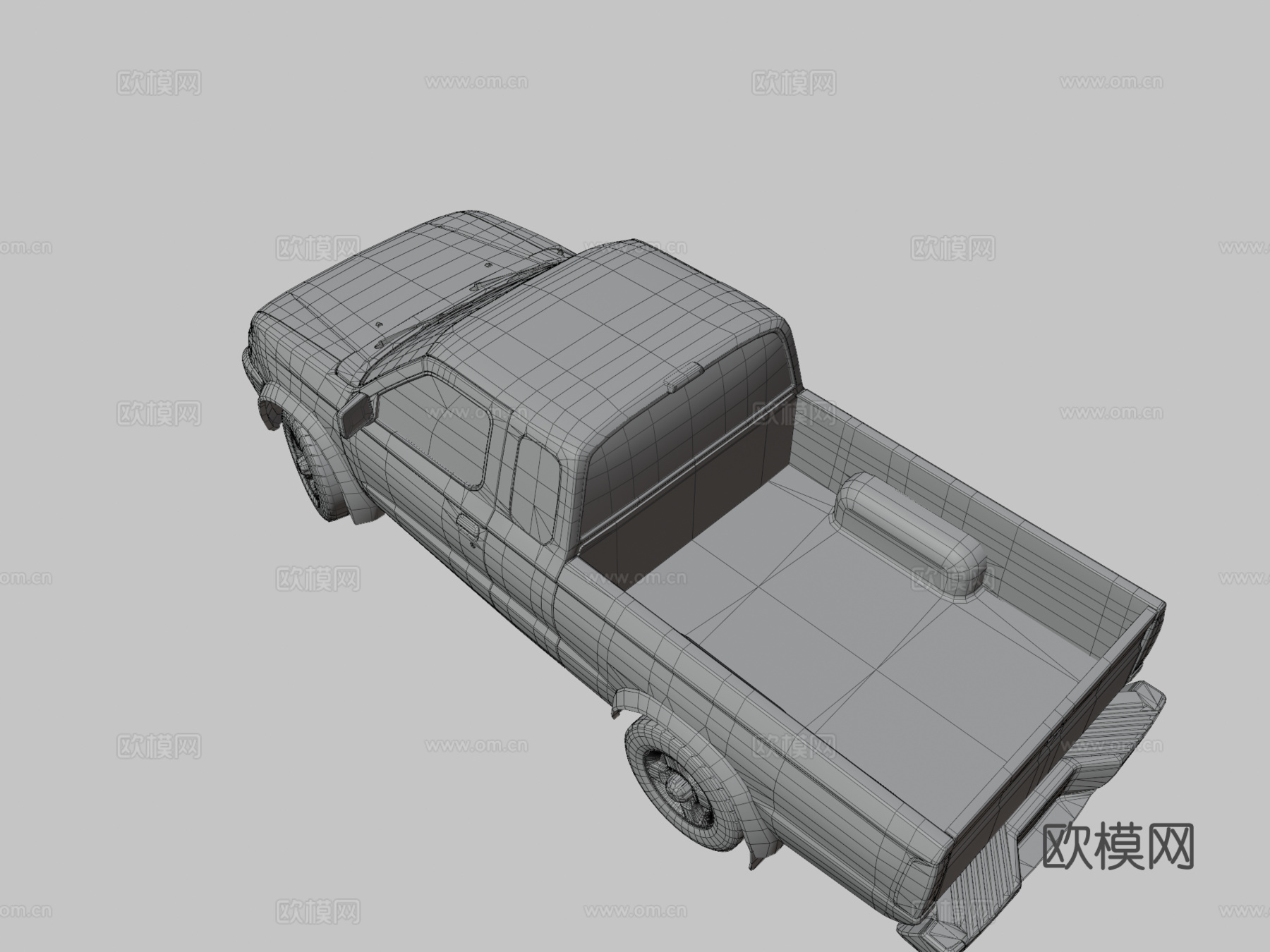 日产四驱车su模型