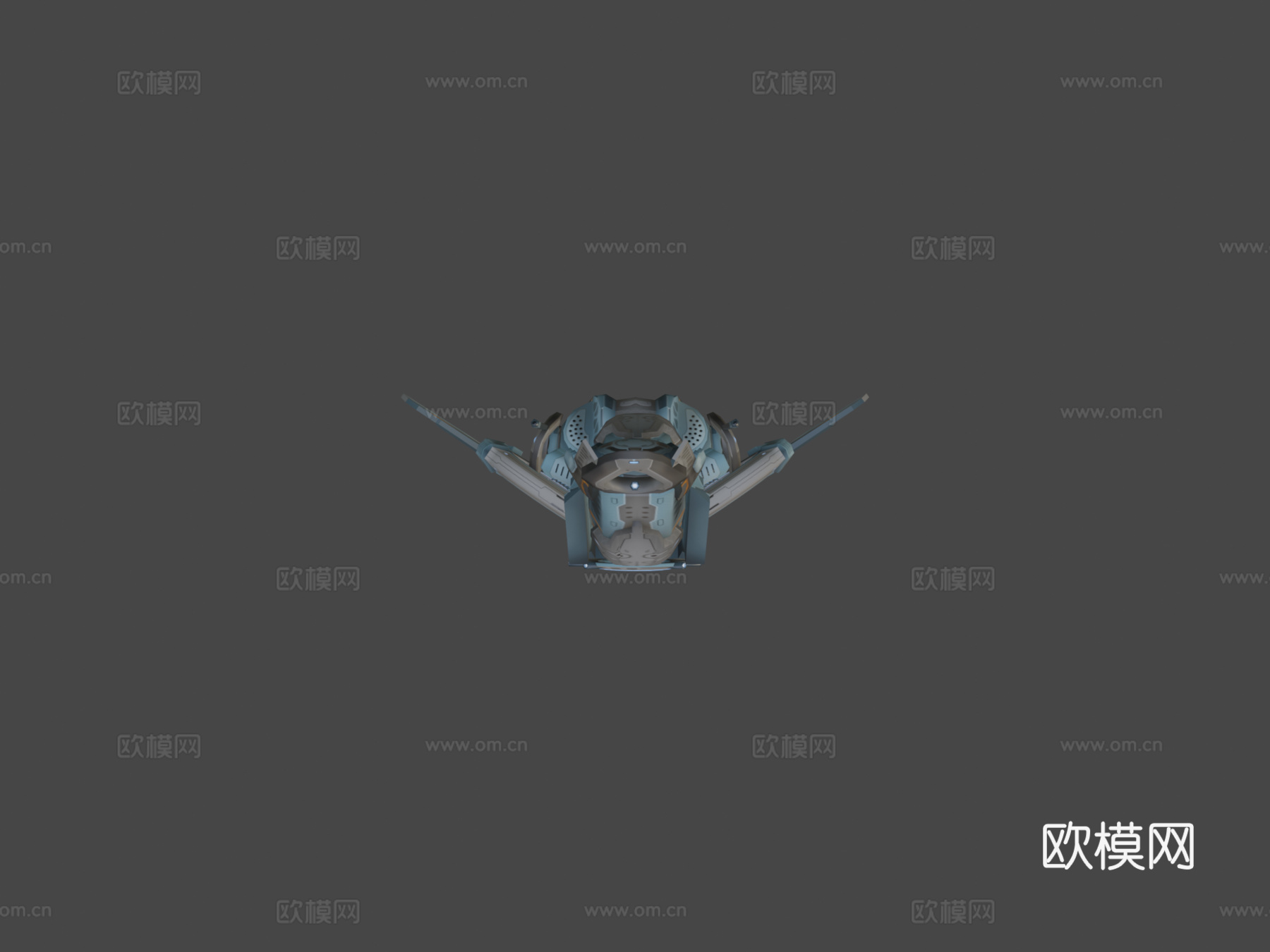 无人机V2赛博科技su模型