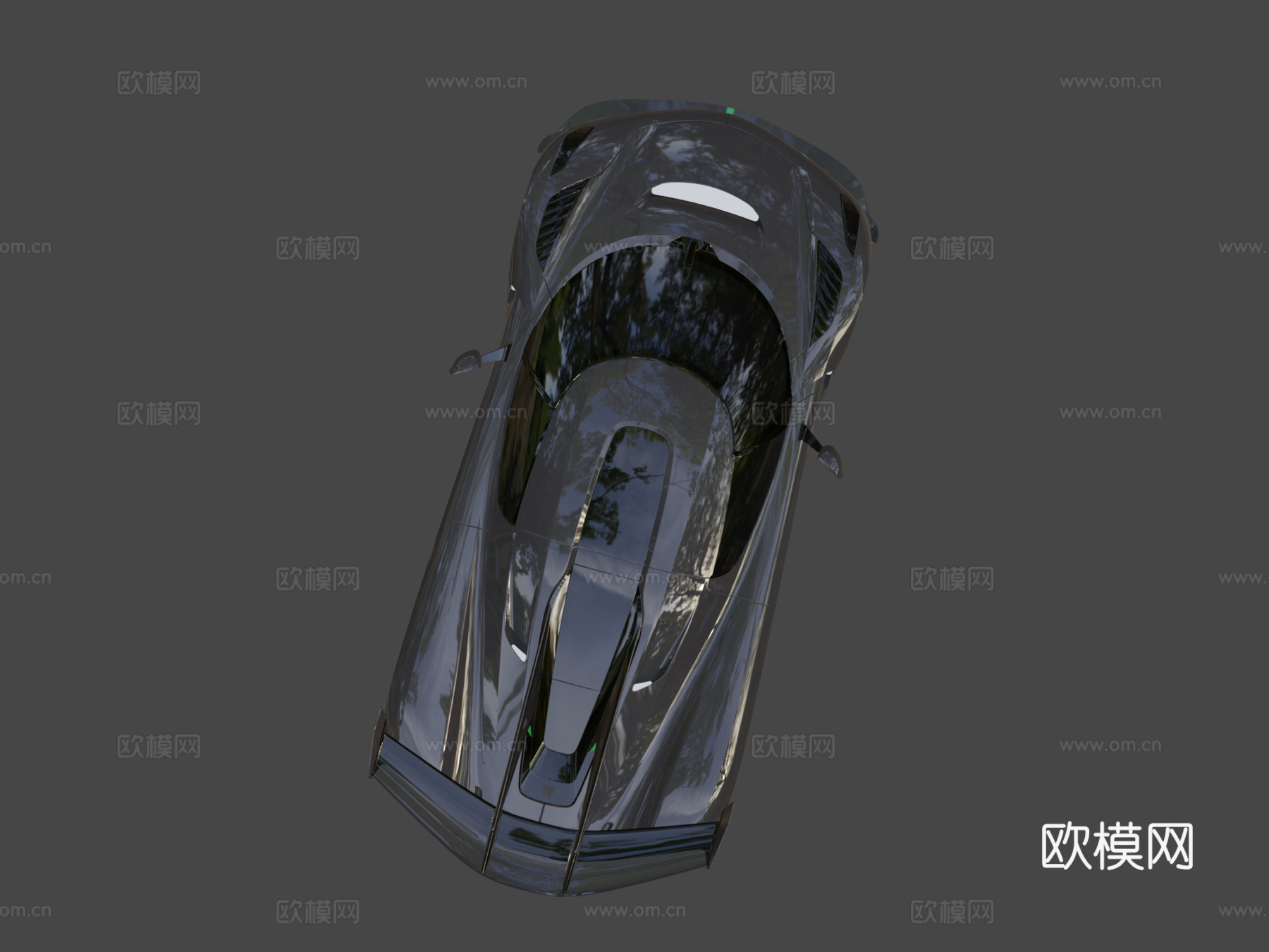 科尼赛克 Jesko 黑色 2020su模型