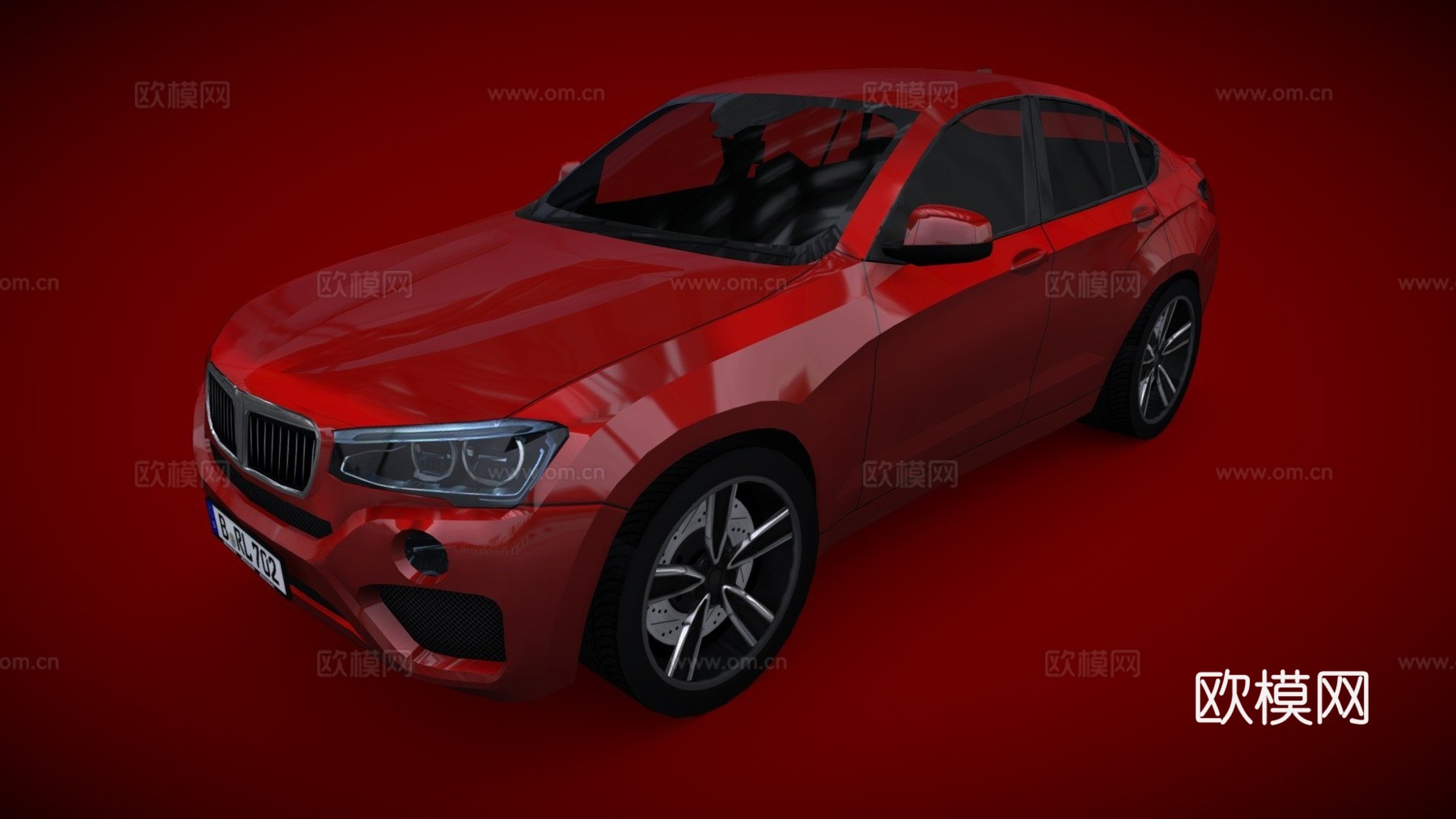 低多边形通用 SUVsu模型