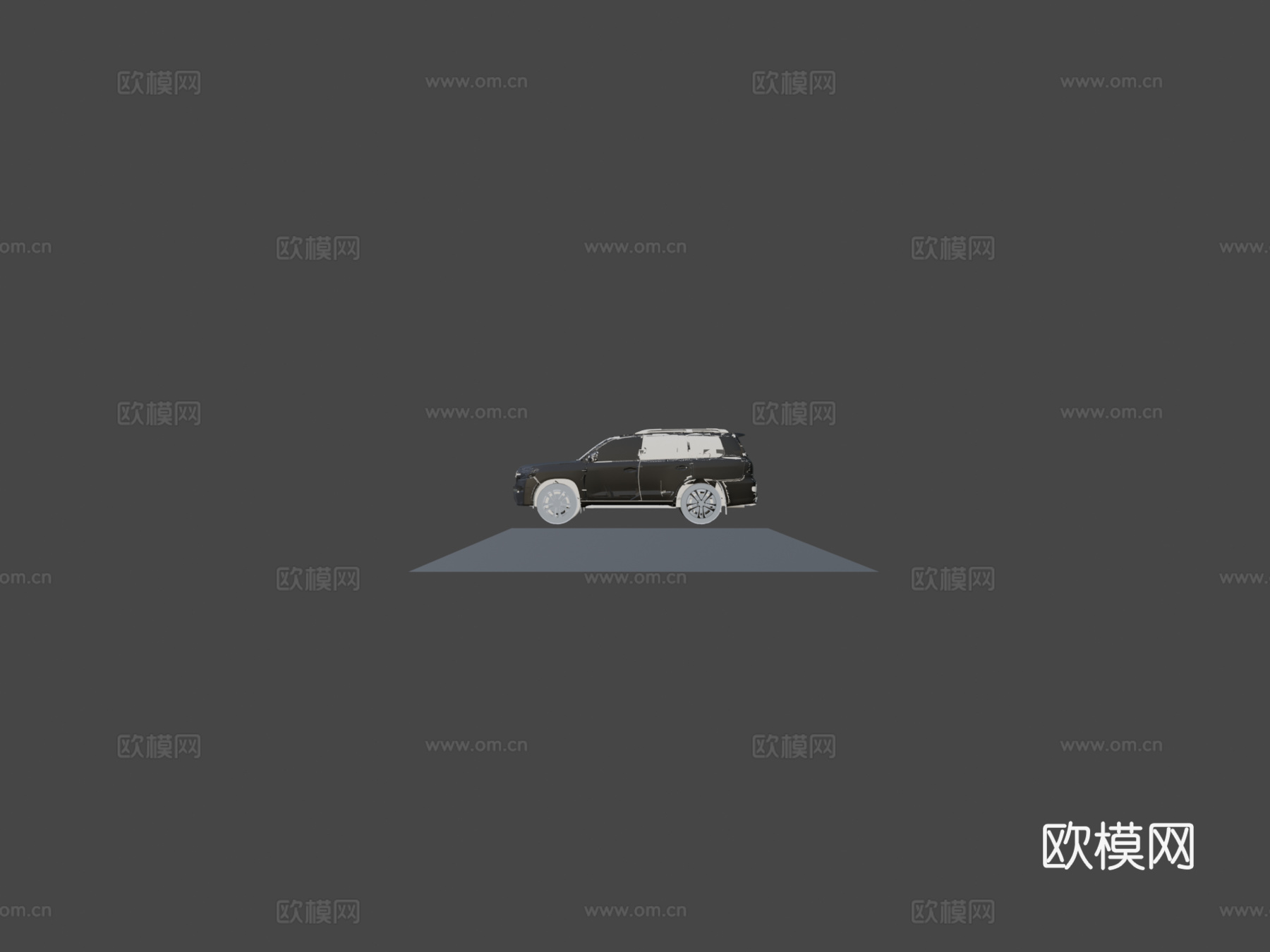 丰田陆地巡洋舰 J200 2017su模型