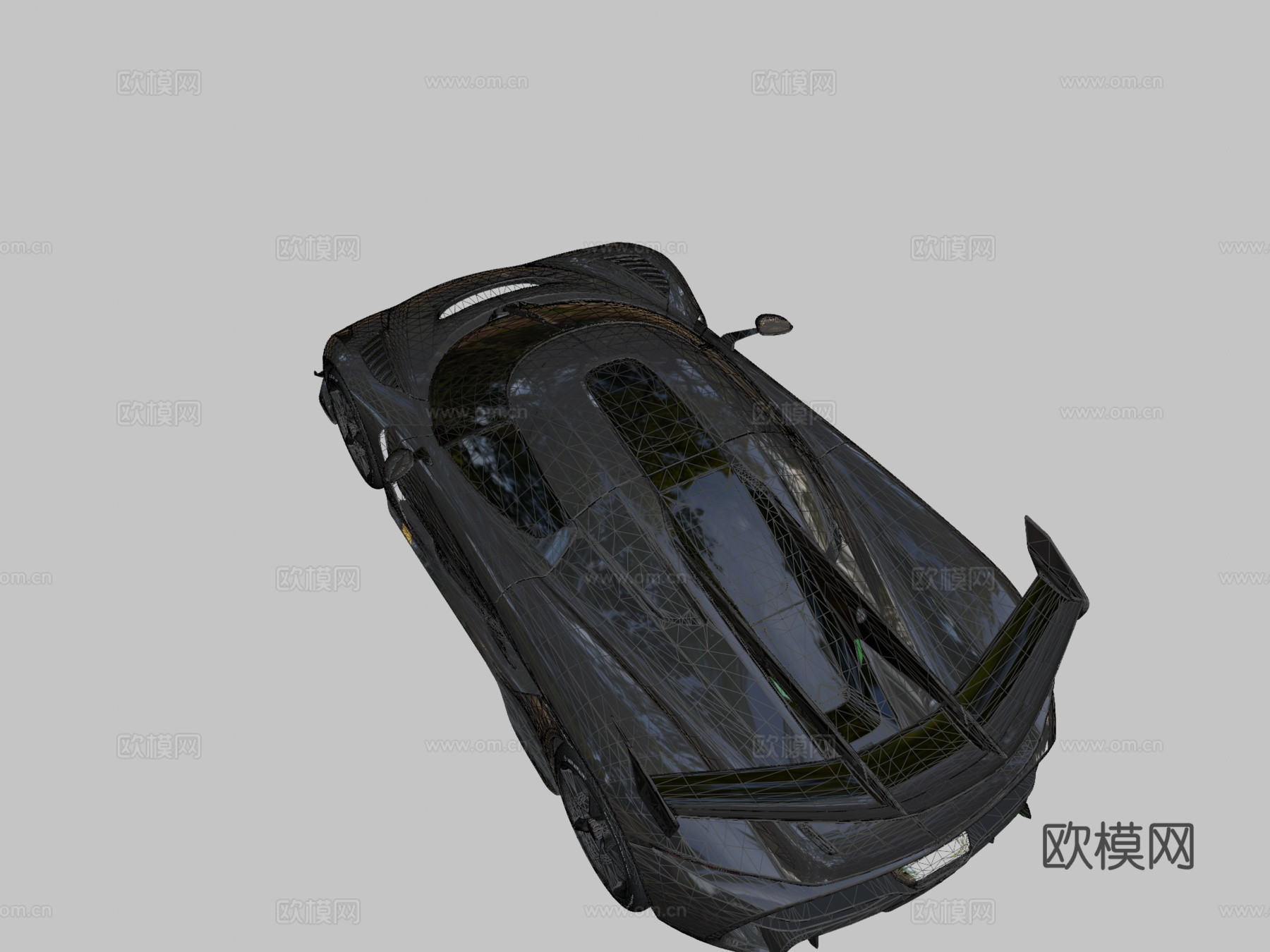 科尼赛克 Jesko 黑色 2020su模型