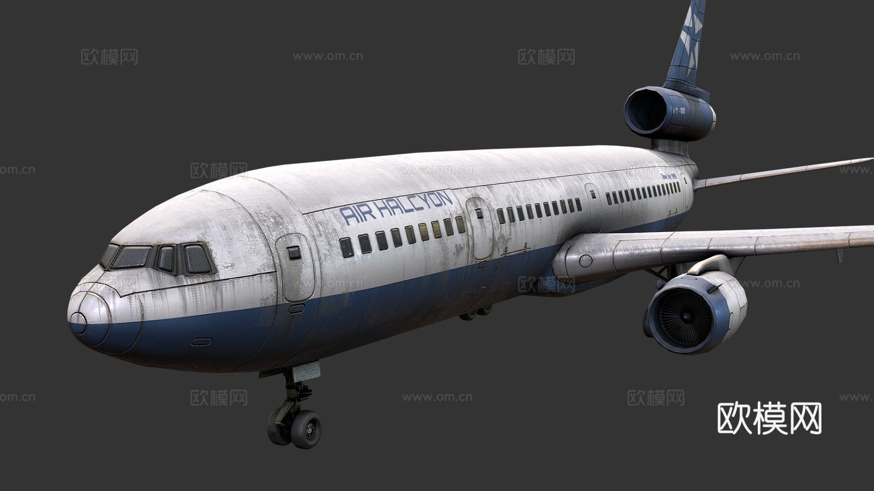 DC-10（废弃客机）su模型