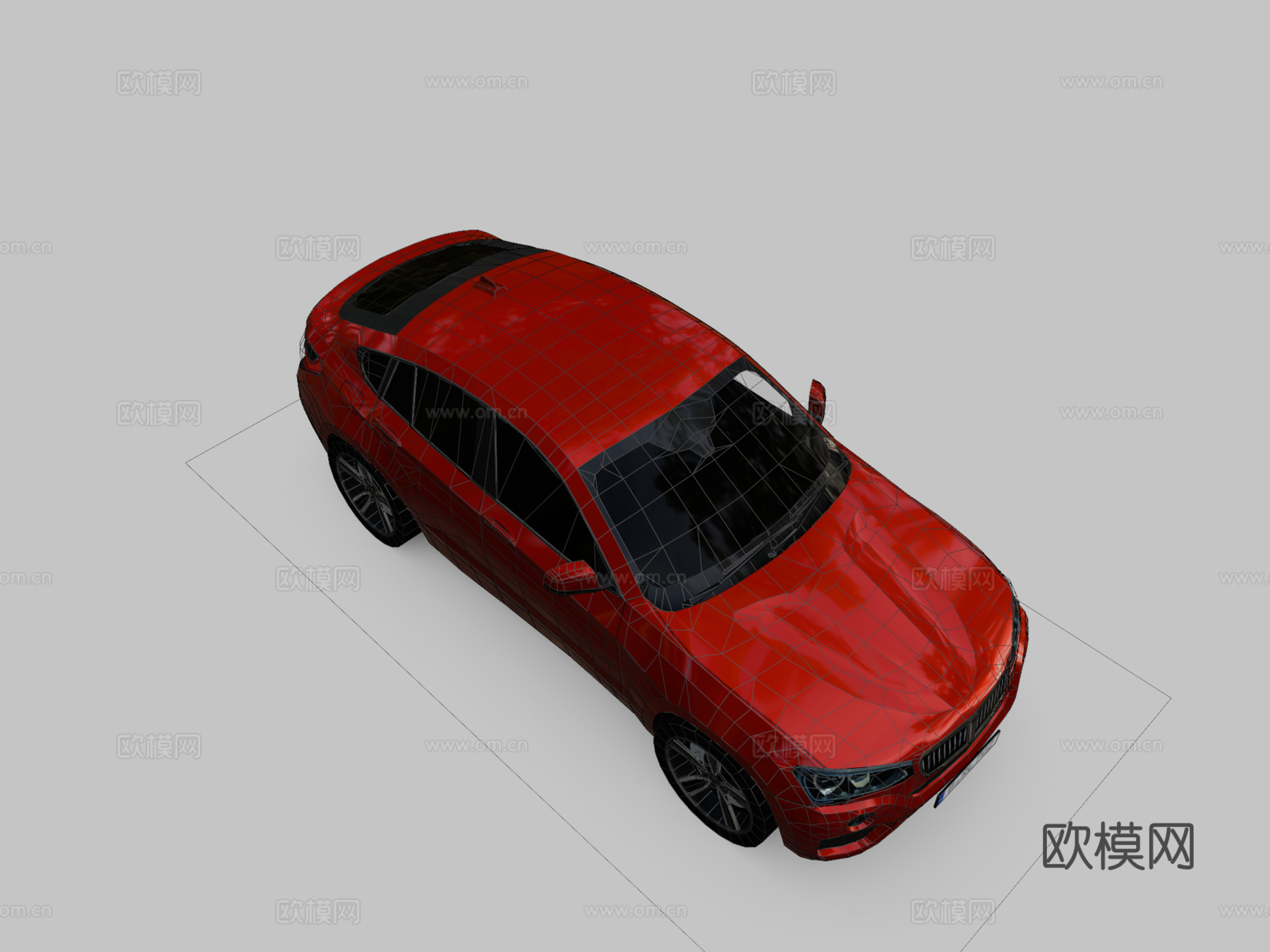 低多边形通用 SUVsu模型