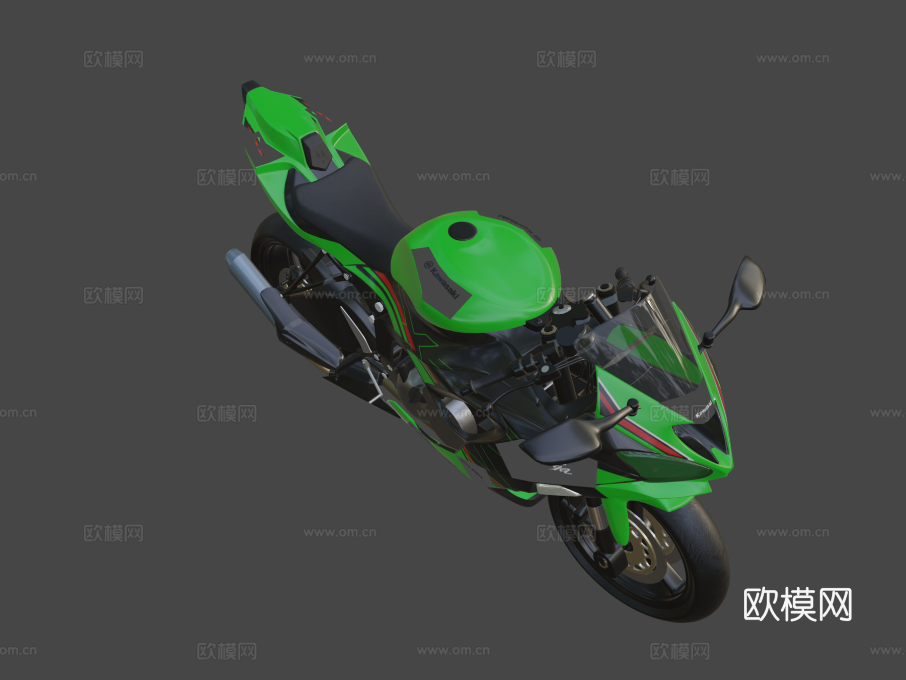 川崎忍者ZX-6Rsu模型