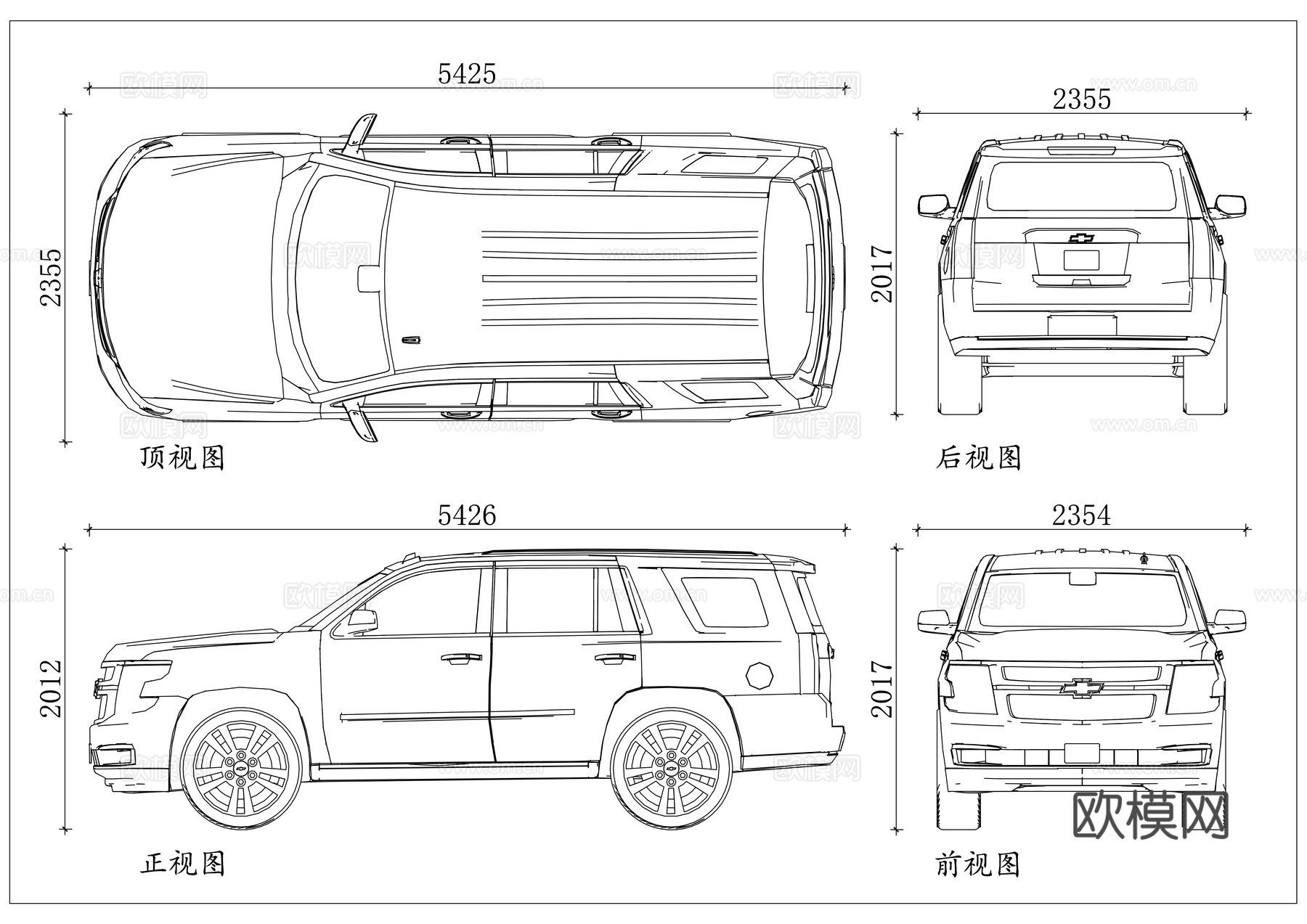 雪佛兰塔荷 雪佛兰塔赫 雪佛兰太和 雪佛兰豪放 太浩全尺寸cad施工图