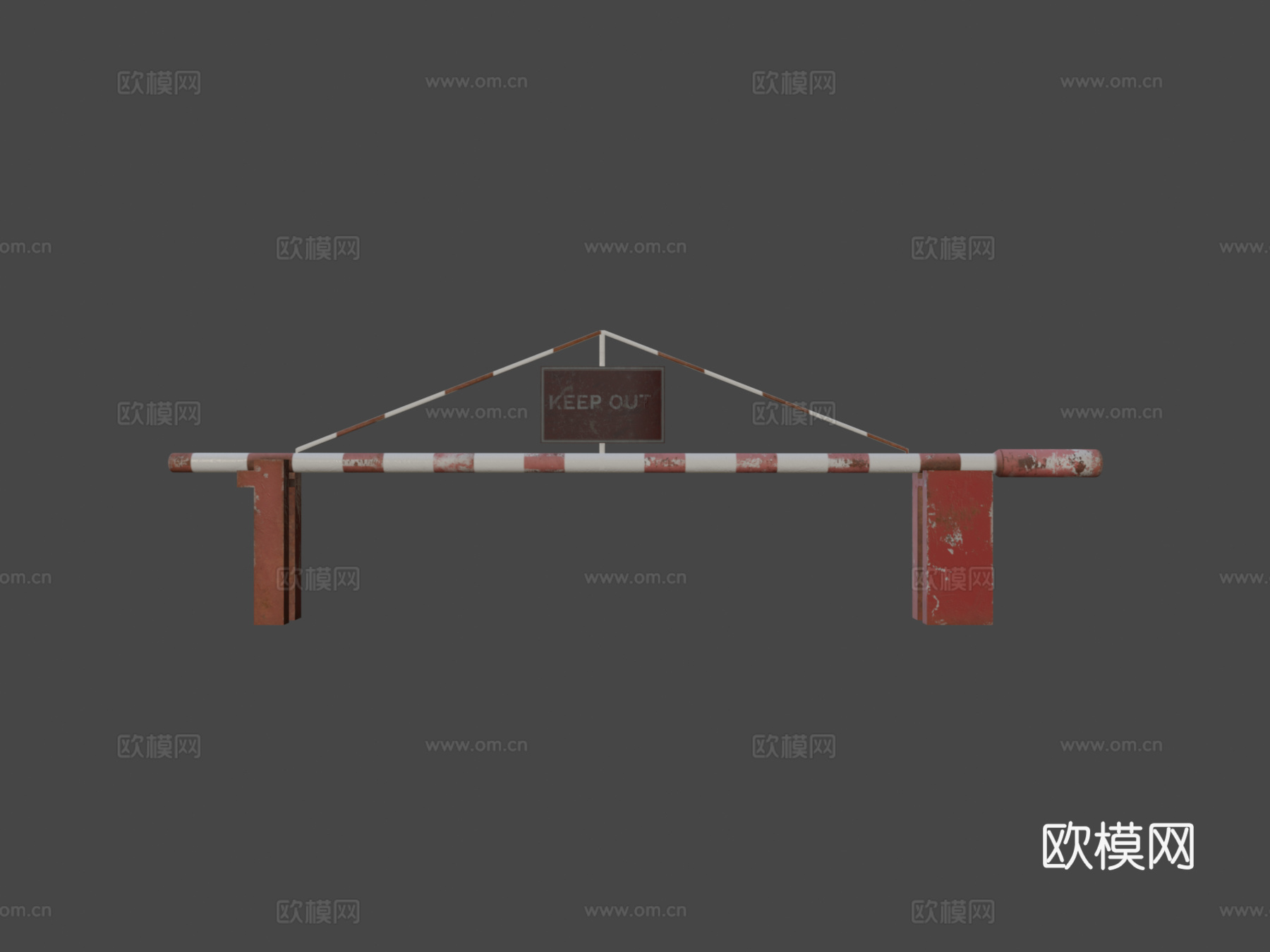 道路屏障su模型