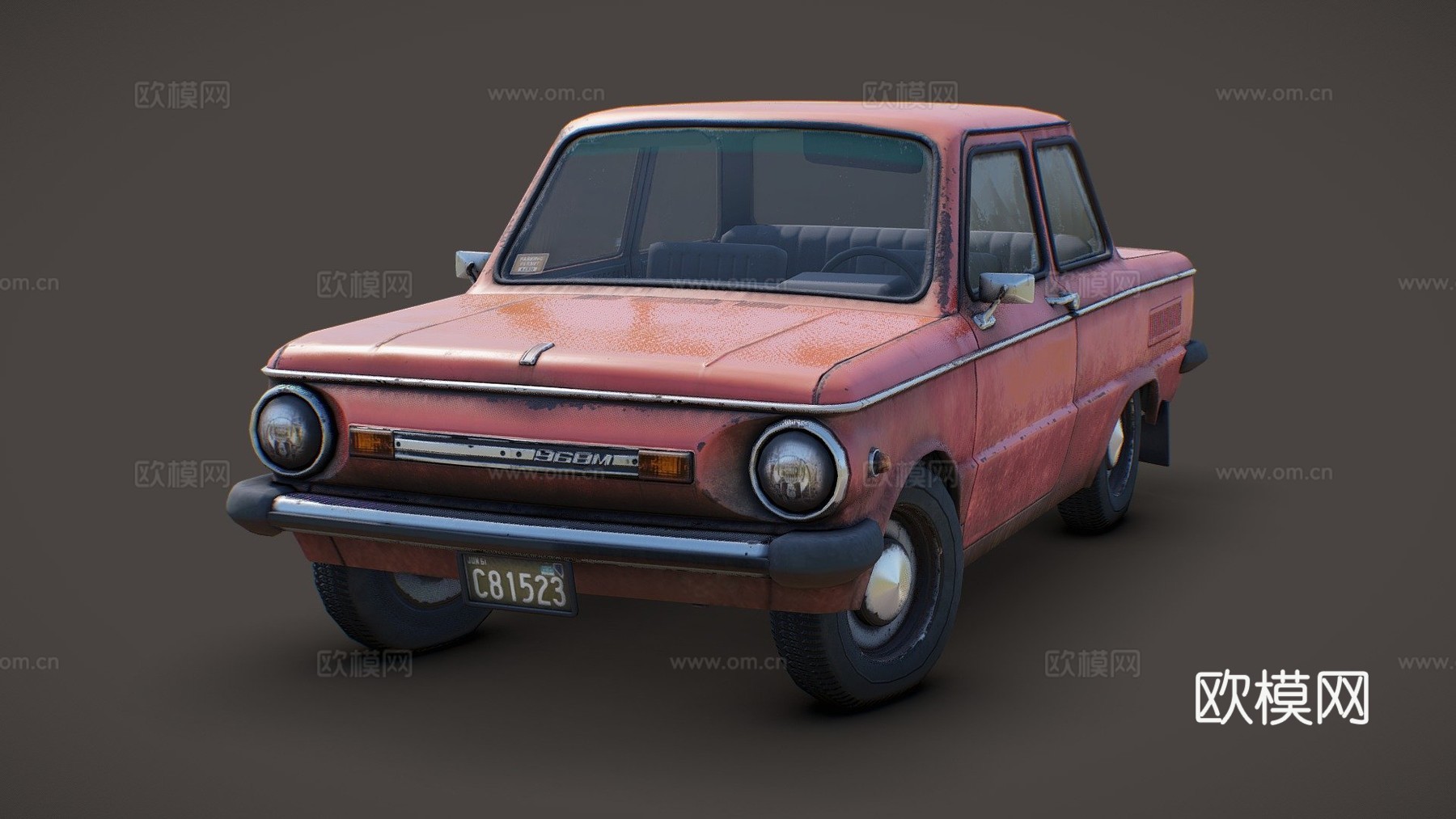 年ZAZ扎波罗热人968Msu模型