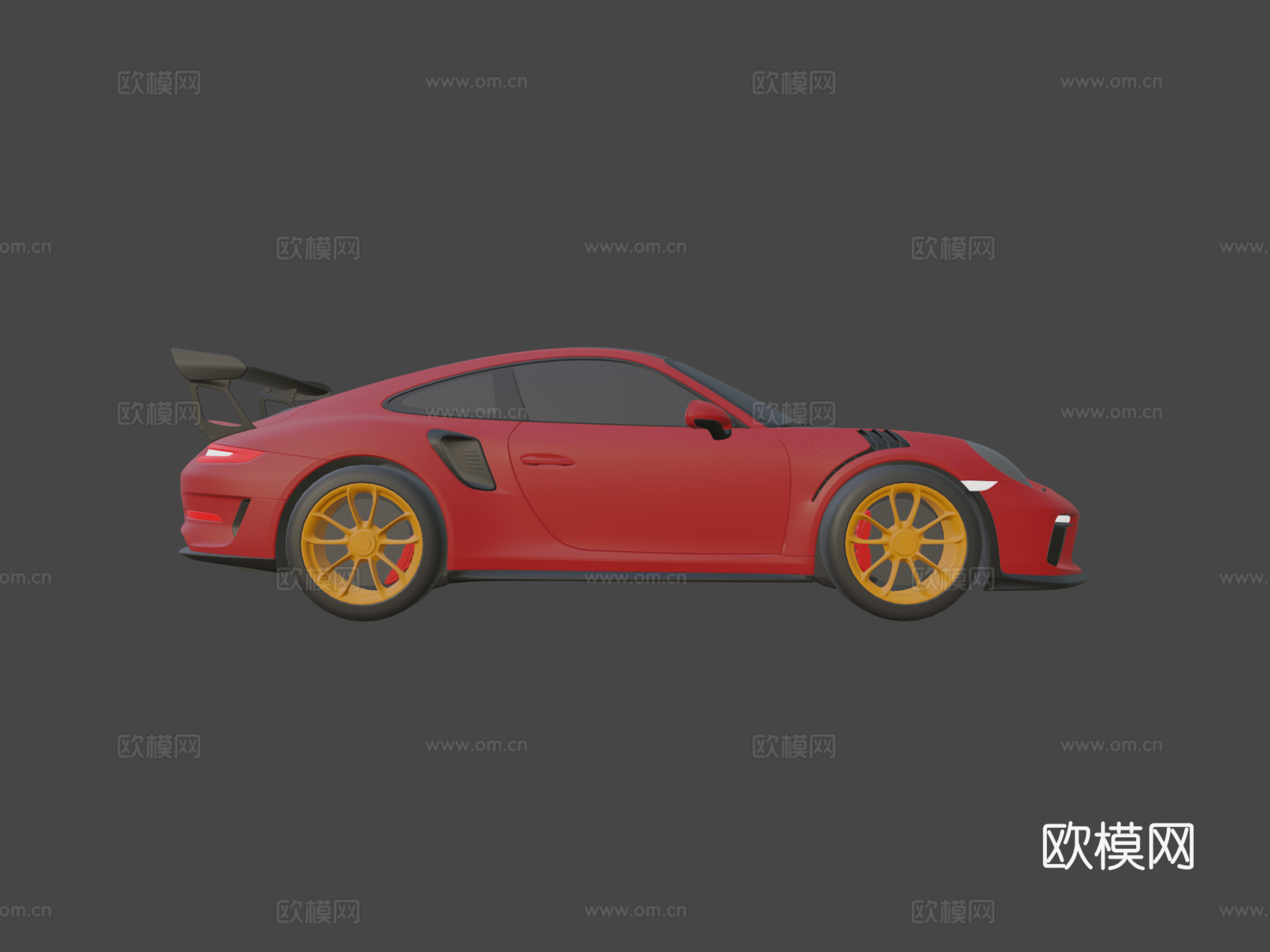 卡通 - 保时捷 911 GT3 RS 2018su模型