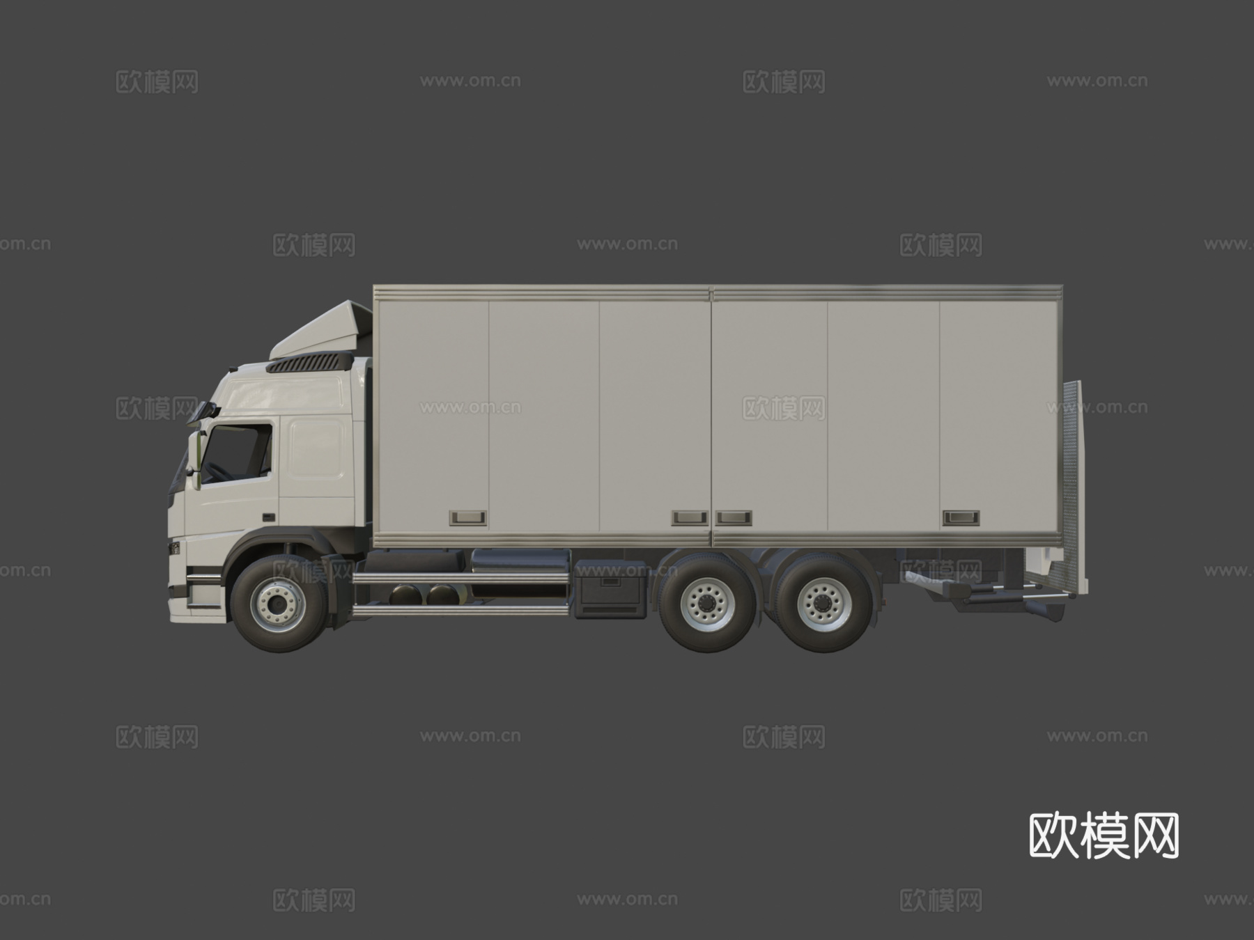 厢式货车su模型