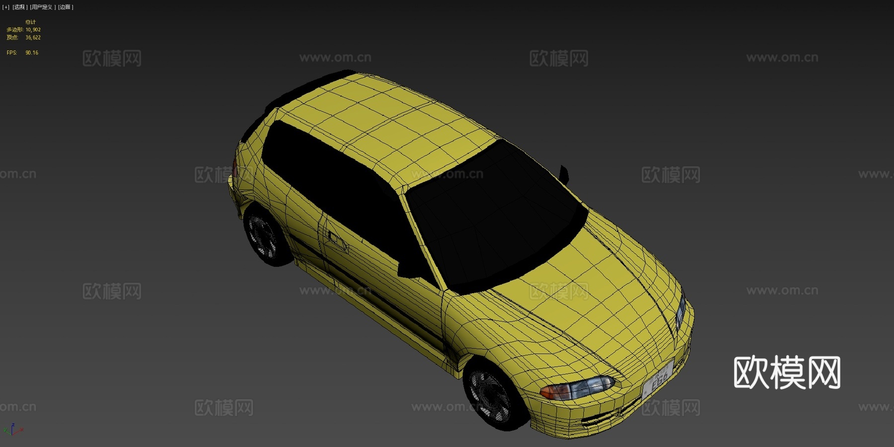 本田思域EG6su模型