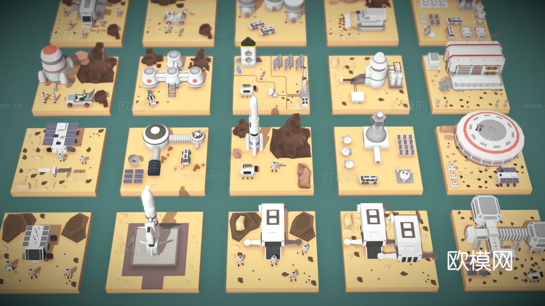 多边形太空包su模型