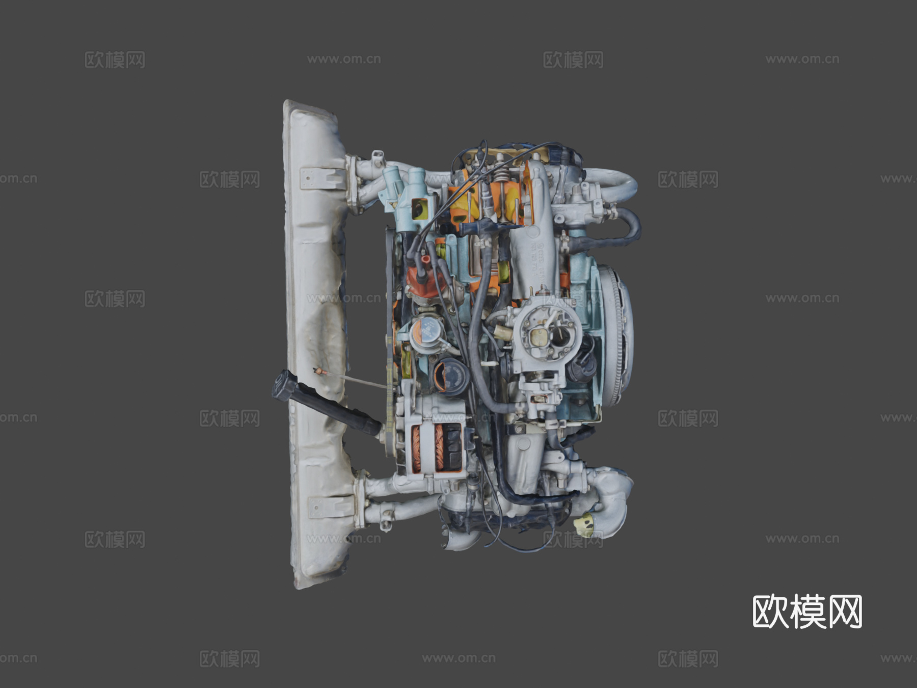 汽车引擎 - 01su模型