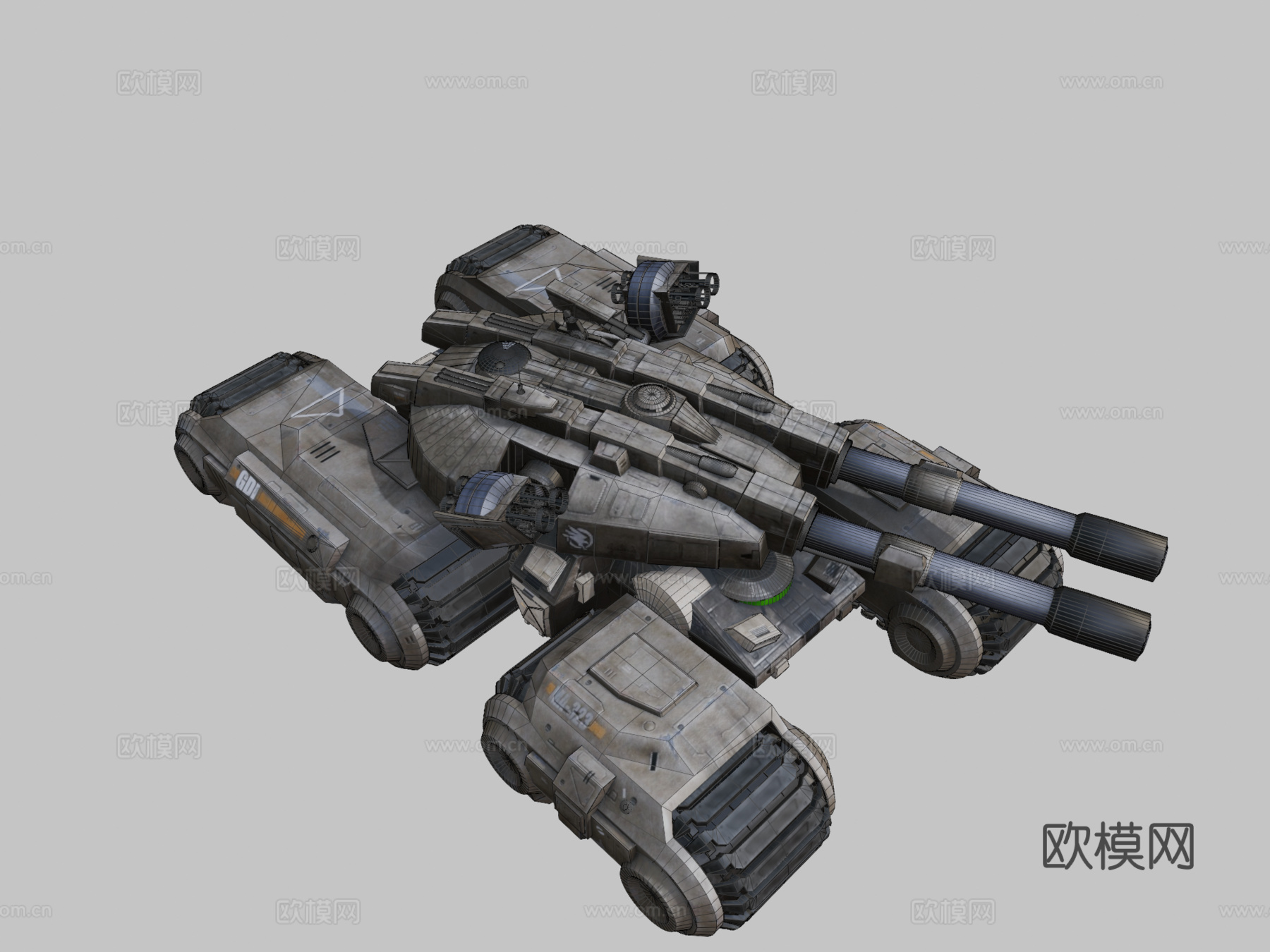 猛犸坦克su模型