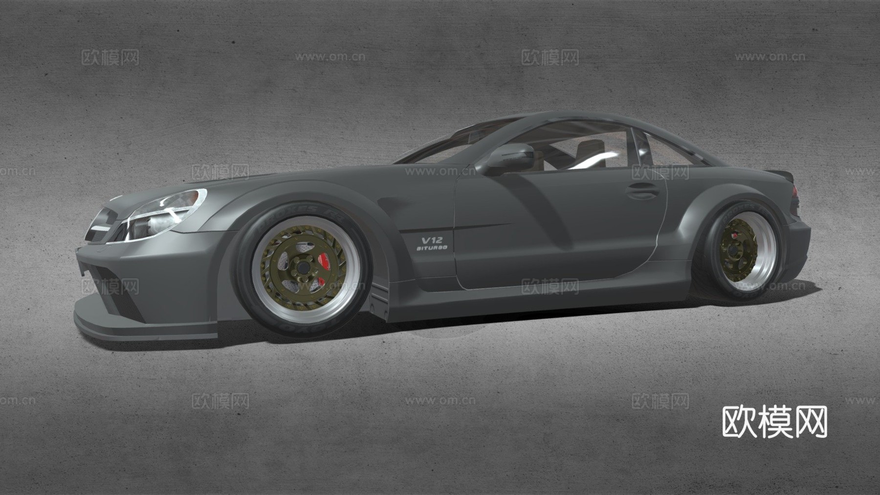 梅赛德斯-奔驰SL65 AMGsu模型