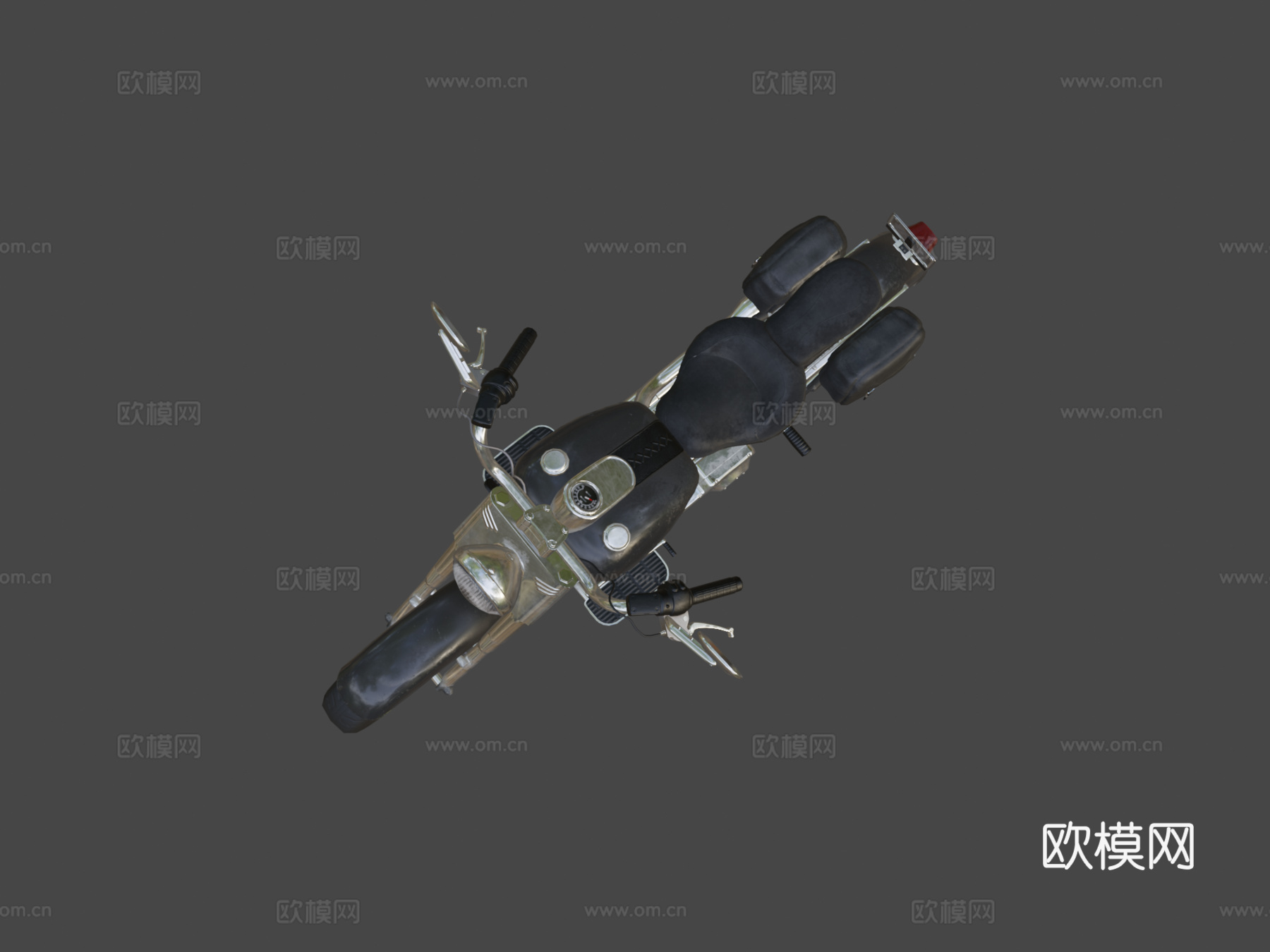 哈雷戴维森肥仔1990摩托车su模型