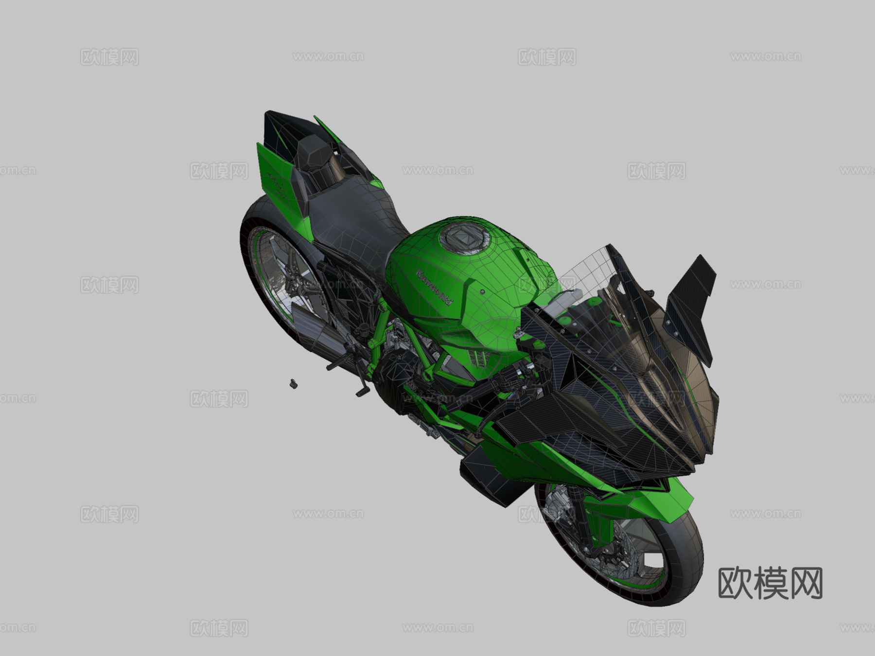 川崎H2R三维模型su模型