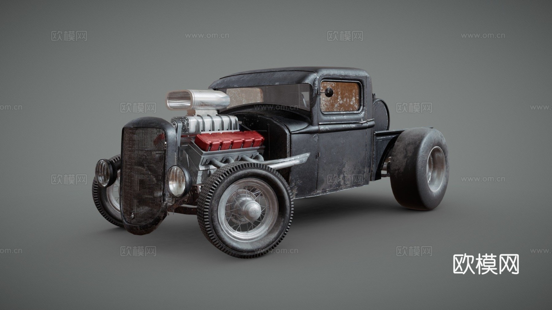 热杆皮卡su模型